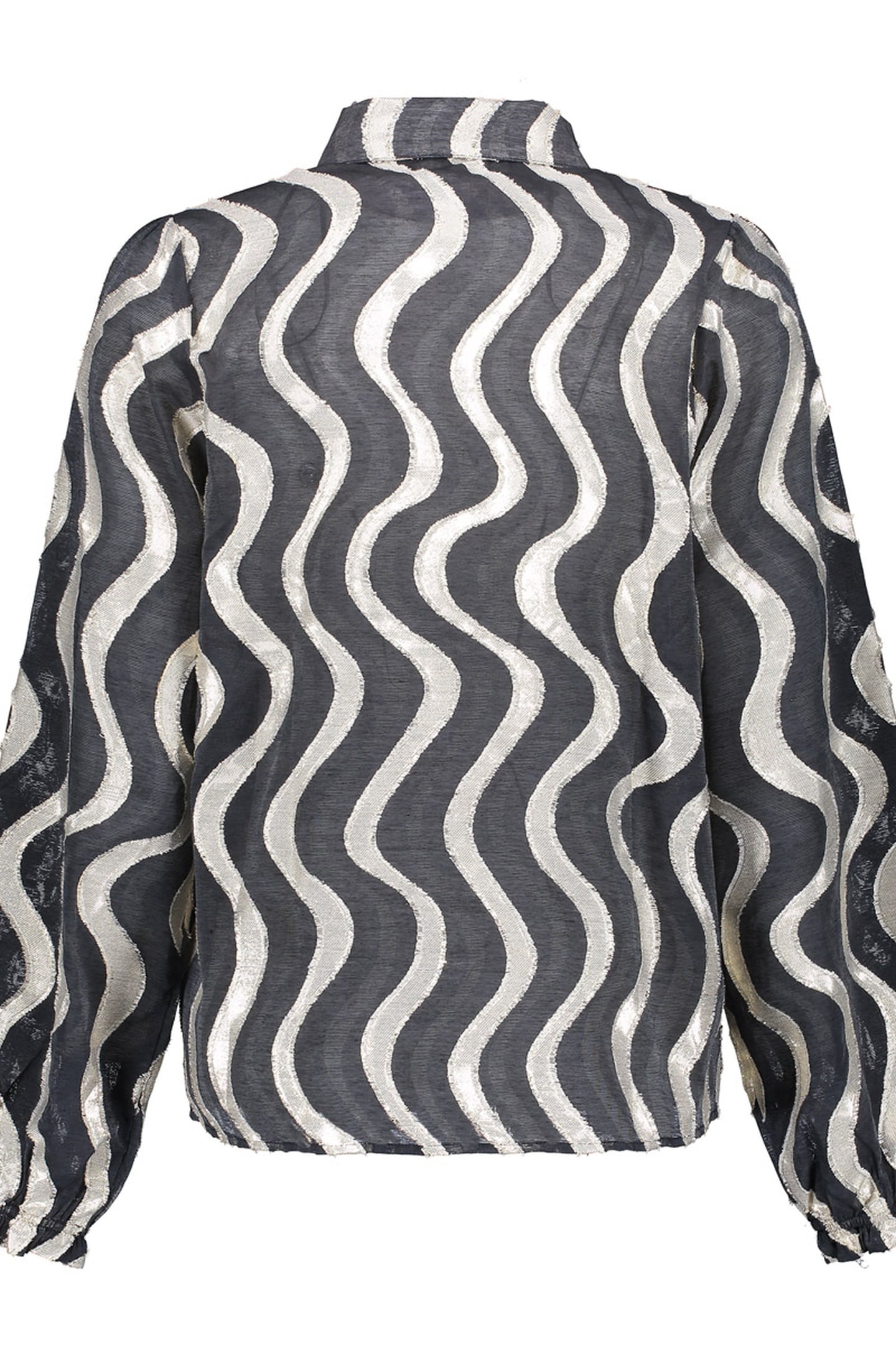 BLOUSE BLACK/GOLD 2