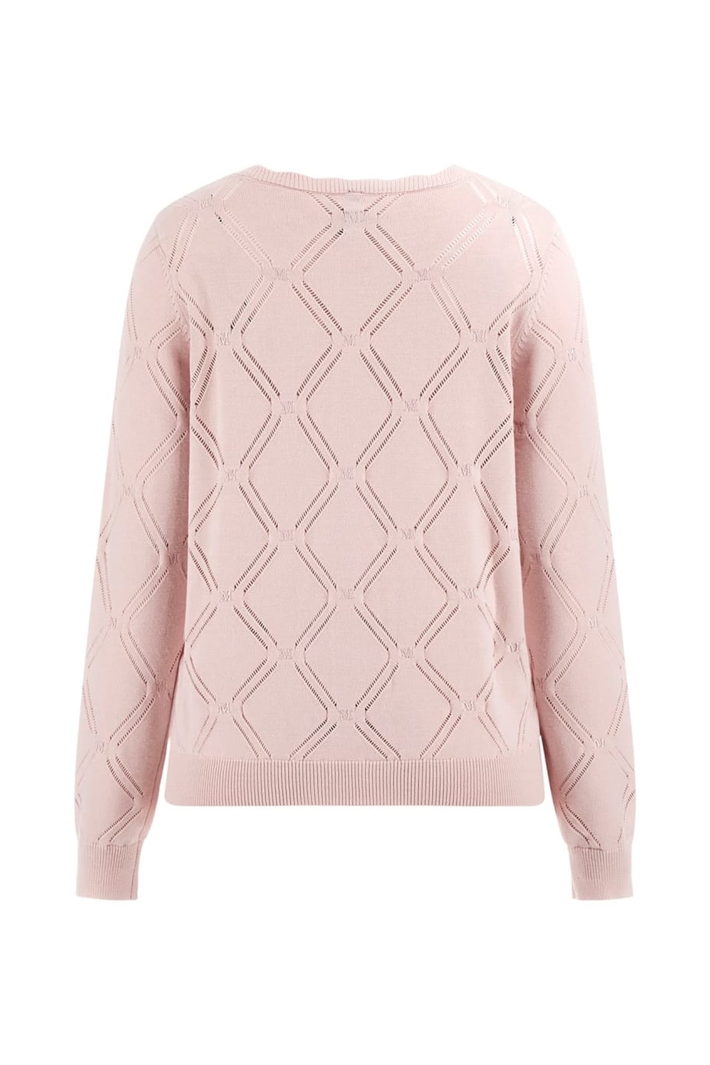 MARCIANO BY GUESS ANNA CARDI ALLOVER SWEATER BLUSH BREEZE 6