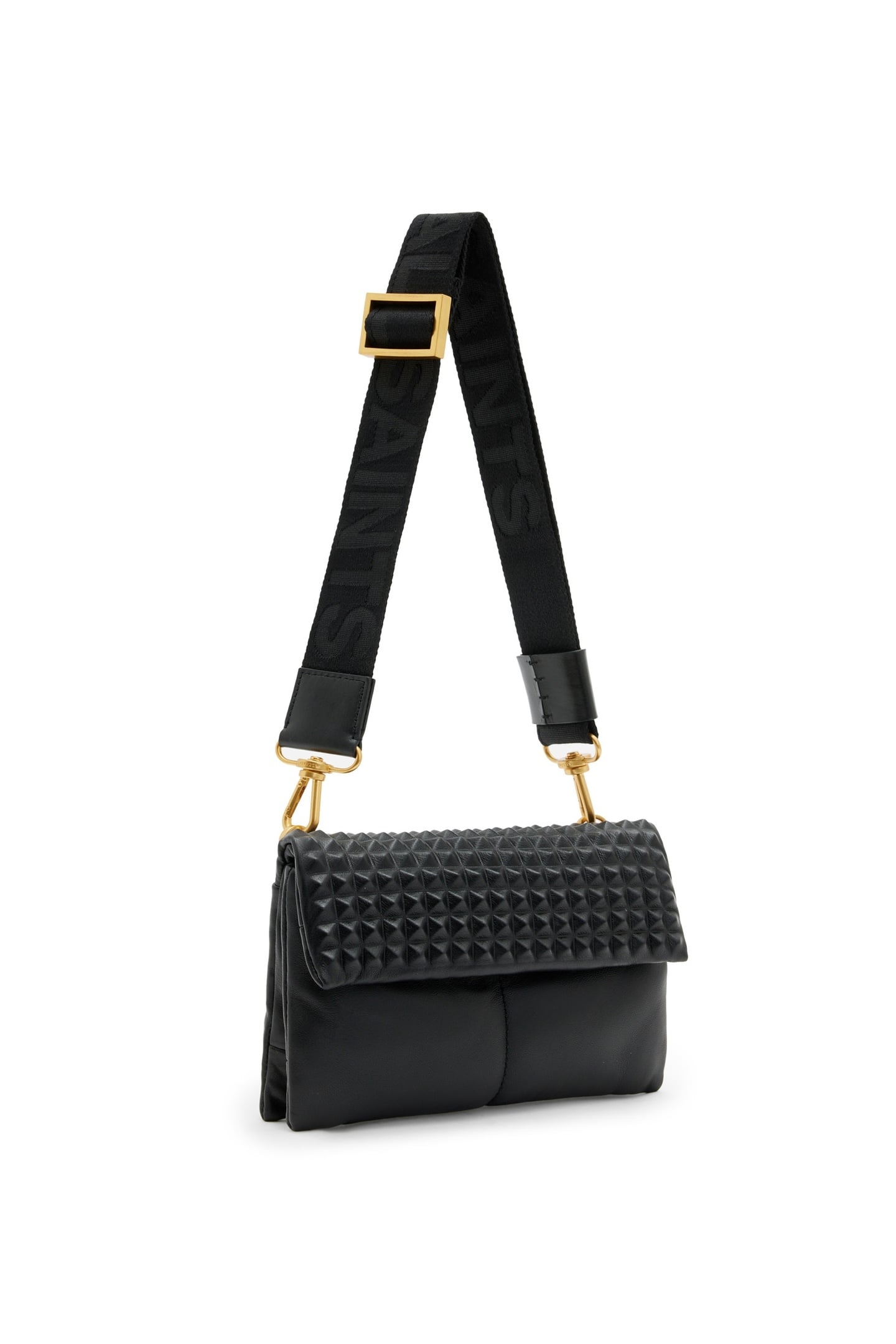 EZRA STUD CROSSBODY BLACK 2