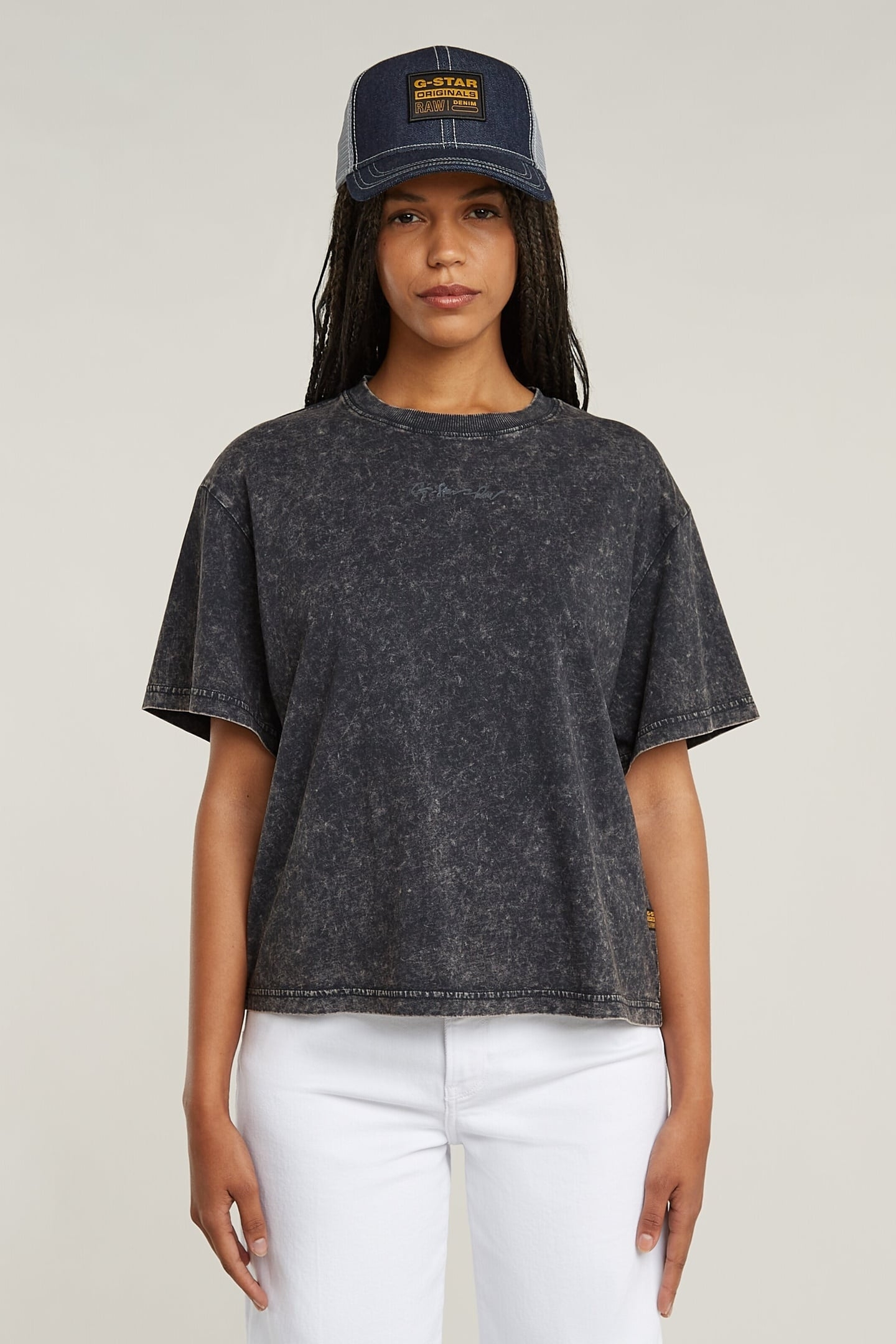 WASHED G-SCRIPT R T PETROL DOUBLE DYE 2