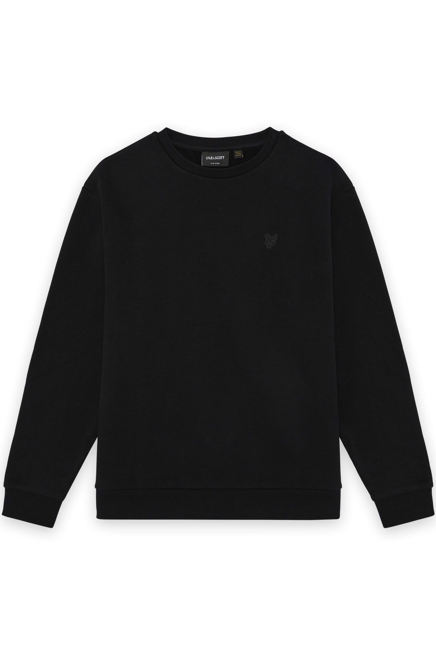 HEAVY WEIGHT DROP SHOULDER CREW JET BLACK 2