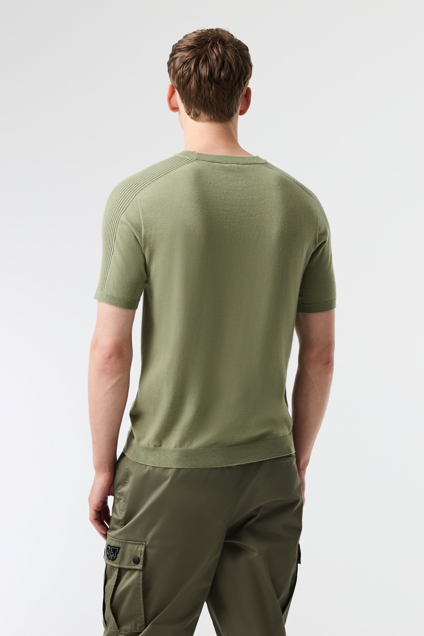 FOTOR V2.Y9.01 FLAT-KNIT-SHIRT DRY GREEN 2