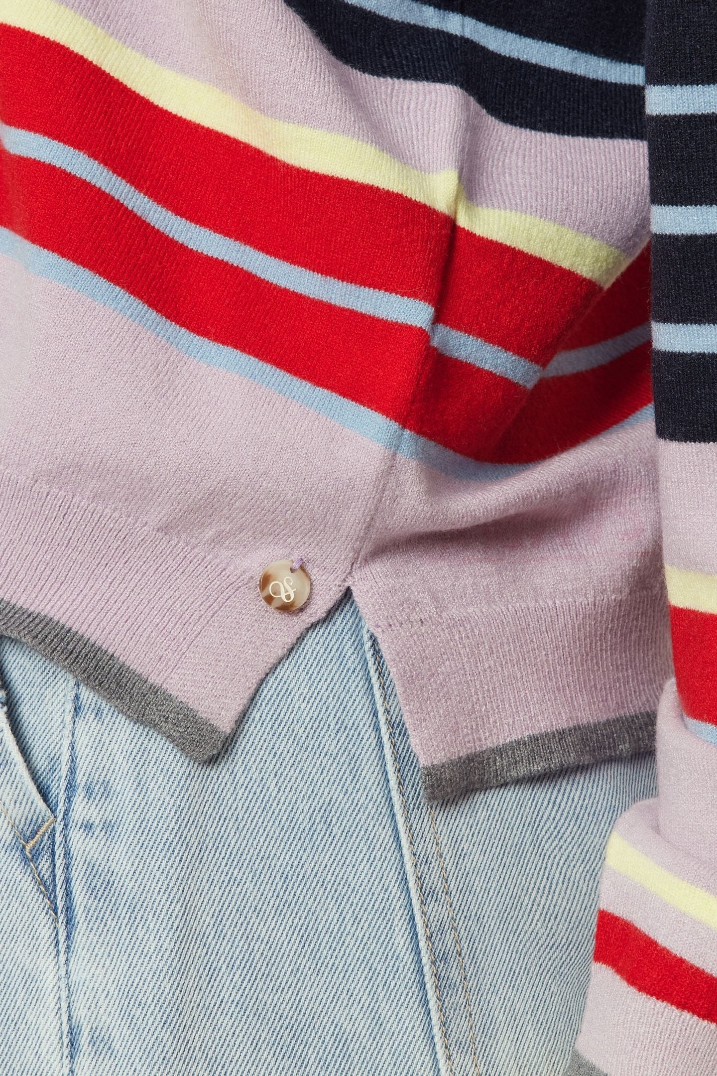 RUGBY PULLOVER IRIS ENGINEERED STRIPE 8