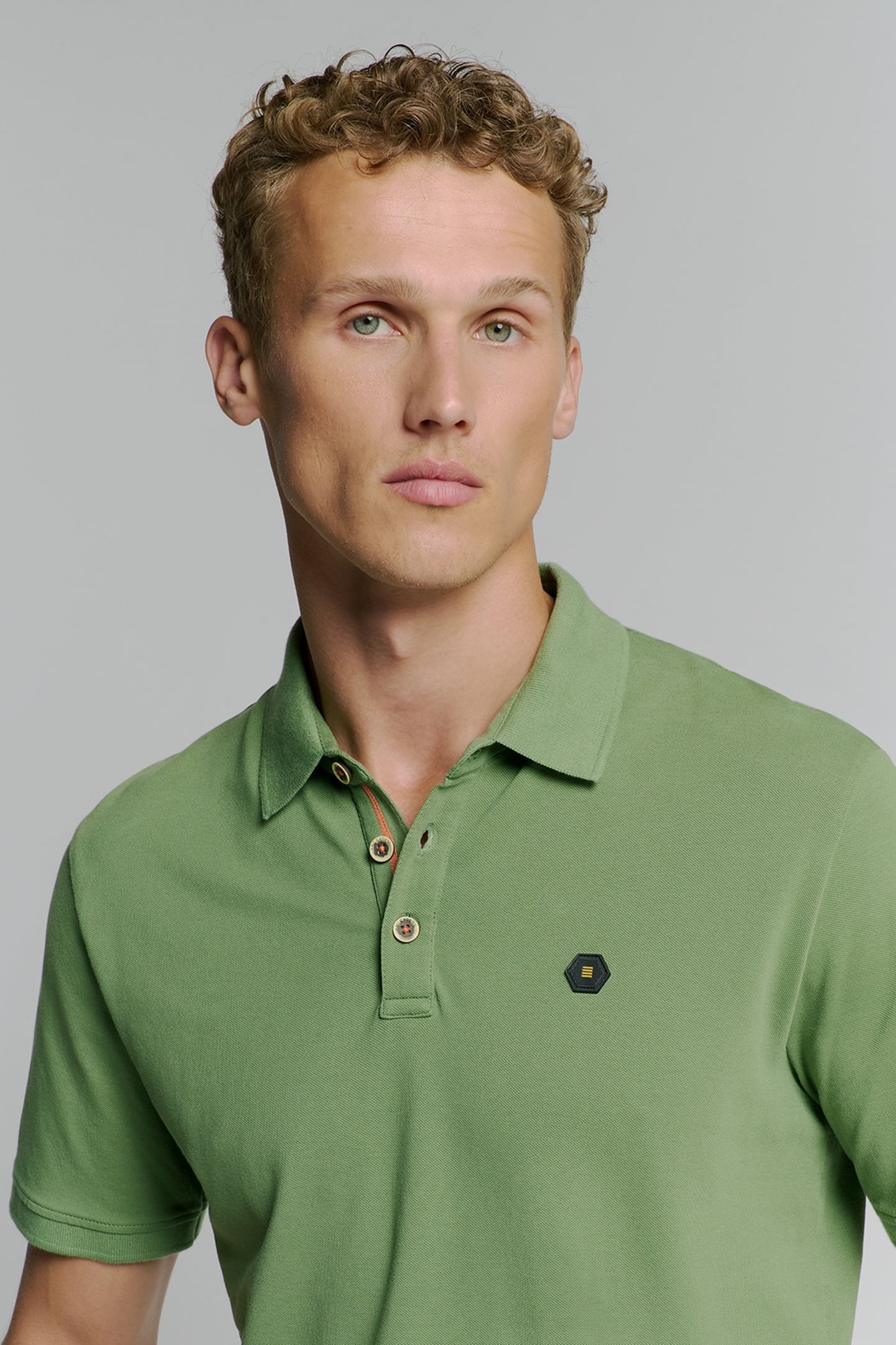 POLO PIQUE GARMENT DYED GREEN 4