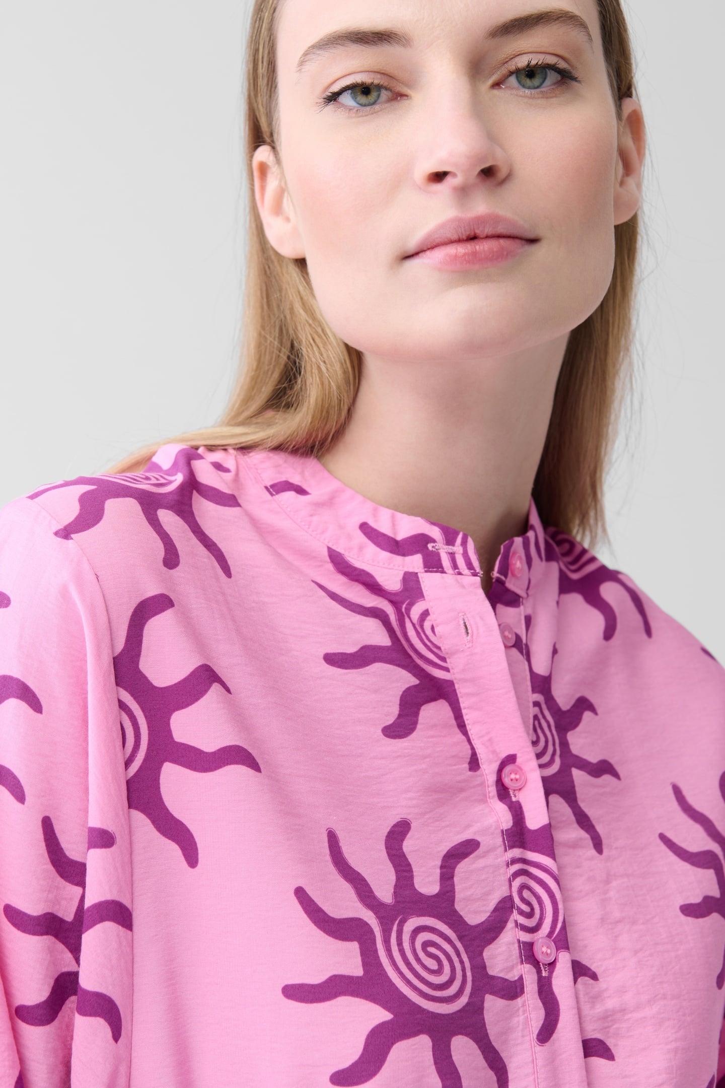 LA-SBBOWIE PRINT DRESS LIGHTPINK 7