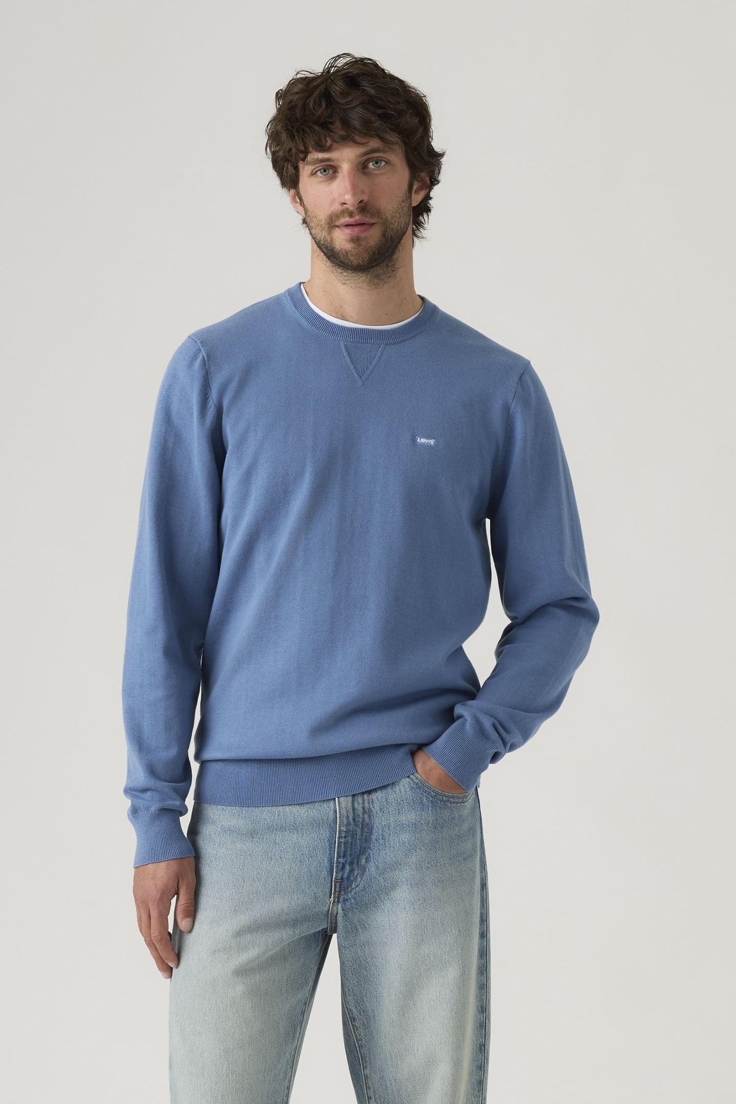 LIGHTWEIGHT HOUSEMARK SWEATER BLUE 1