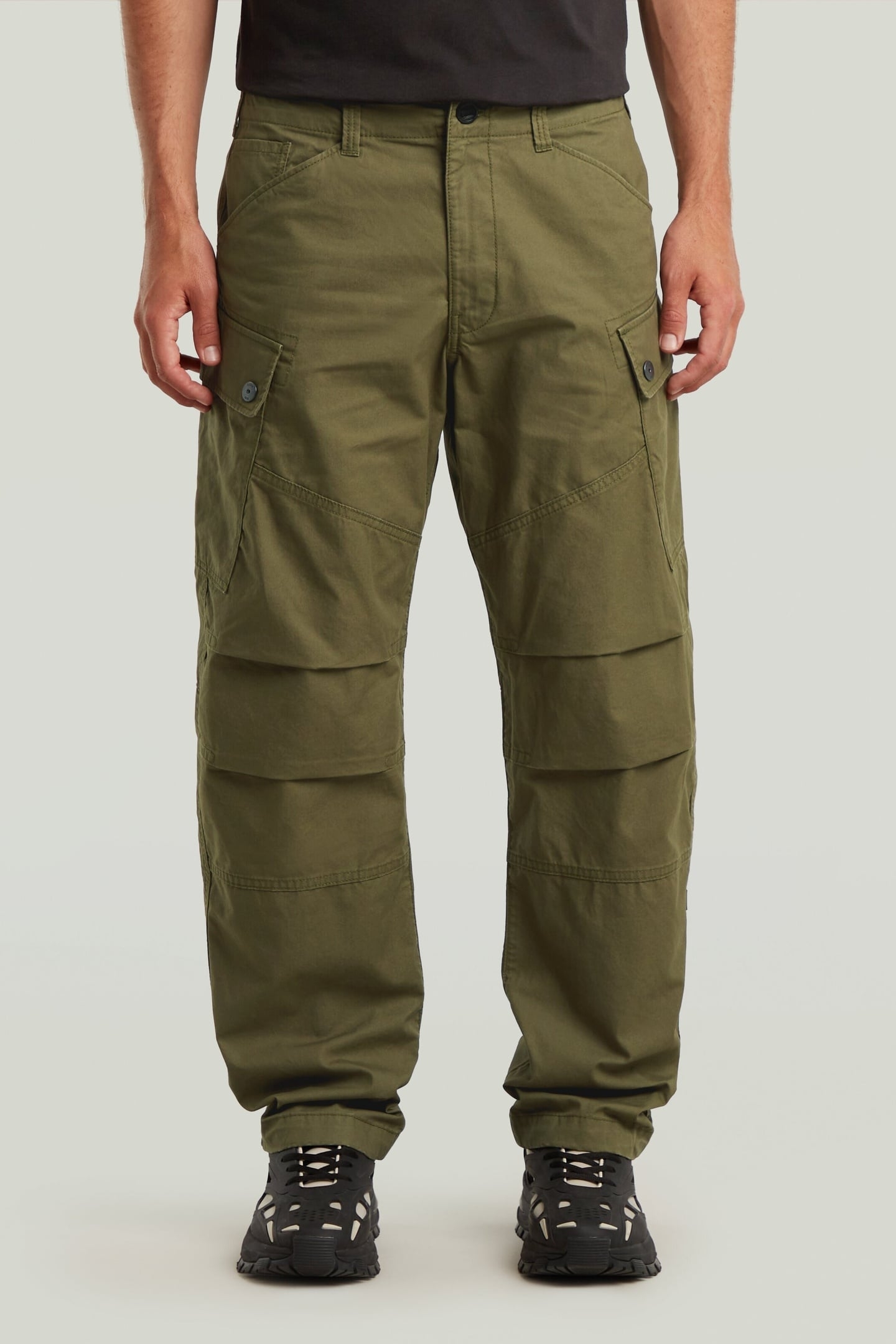 ROXIC LOOSE PANTS SHADOW OLIVE 2