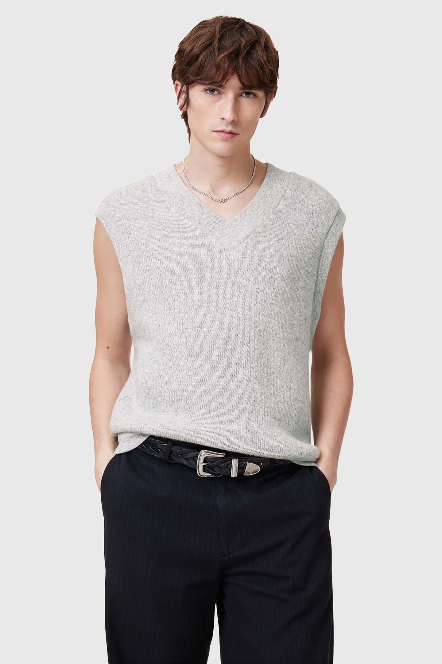 LUKAS TANK LIGHT GREY MARL 1