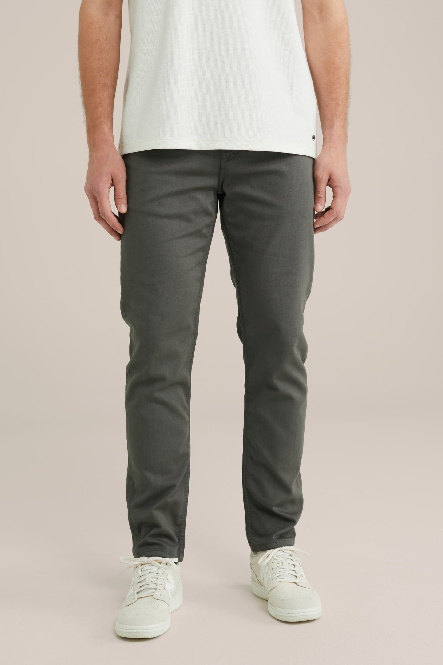 5-POCKET MID WAIST ARMY GREEN 1