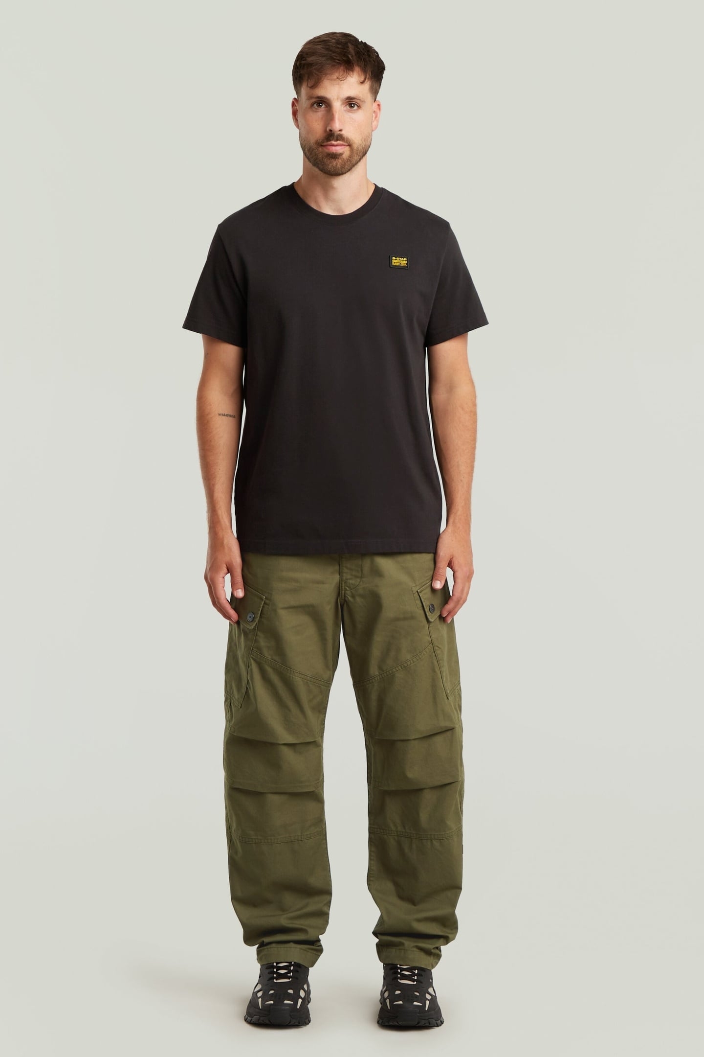 ROXIC LOOSE PANTS SHADOW OLIVE 1