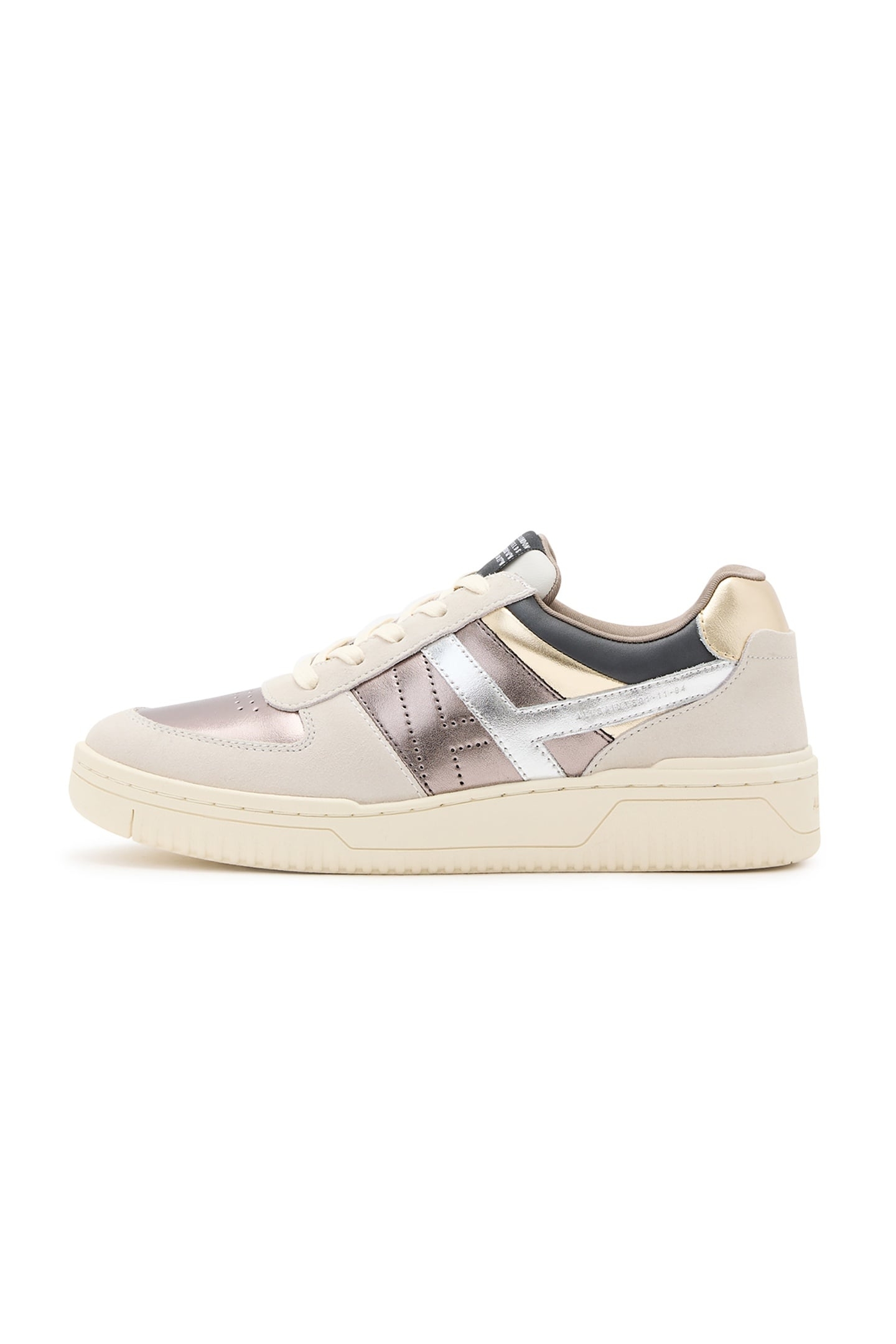VIX SUEDE SNEAKER WHITE/METALLIC 1