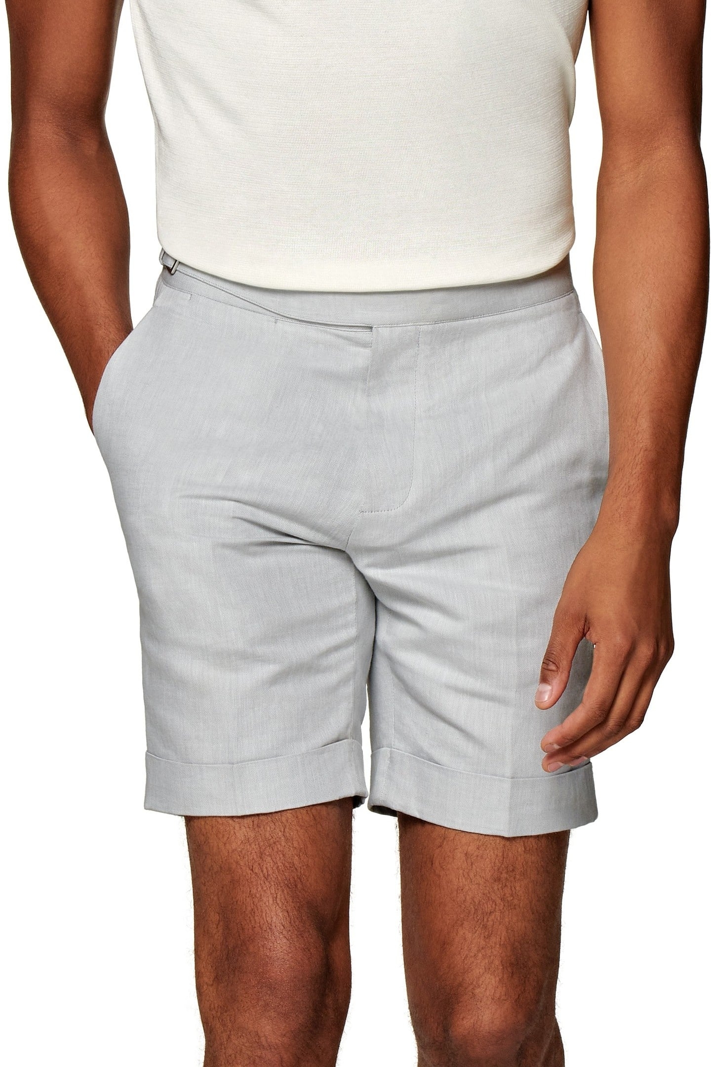 FELLINI SHORTS LIGHT GREY LIGHT GREY 1