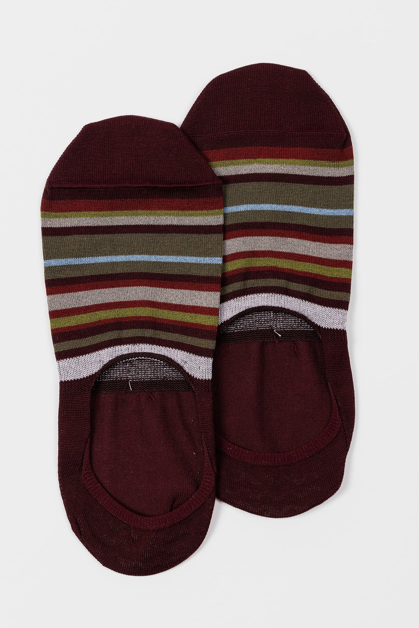 SOCK HARLAN NO SHOW BURGUNDY/ BORDE 4