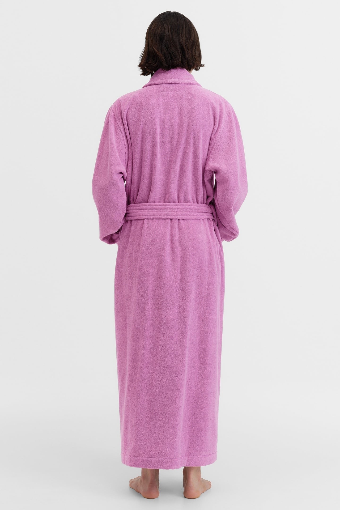 UNISEX CLASSIC BATHROBE MAGENTA 7