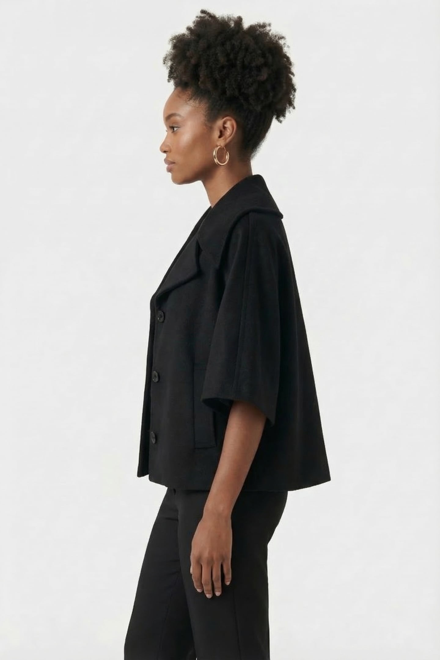 LODÉ WOOL JACKET BLACK 3