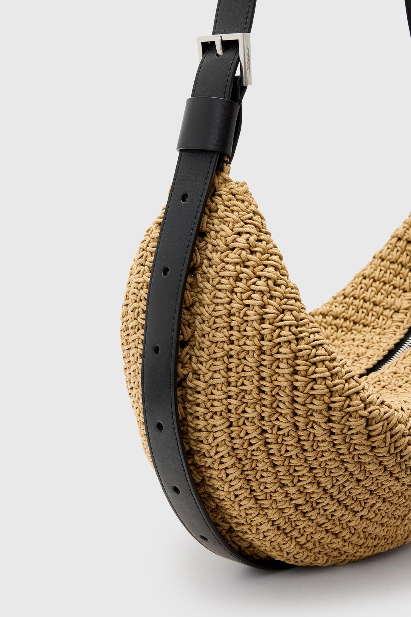 HALF MOON KNOT SHLDR NATURAL BROWN 7