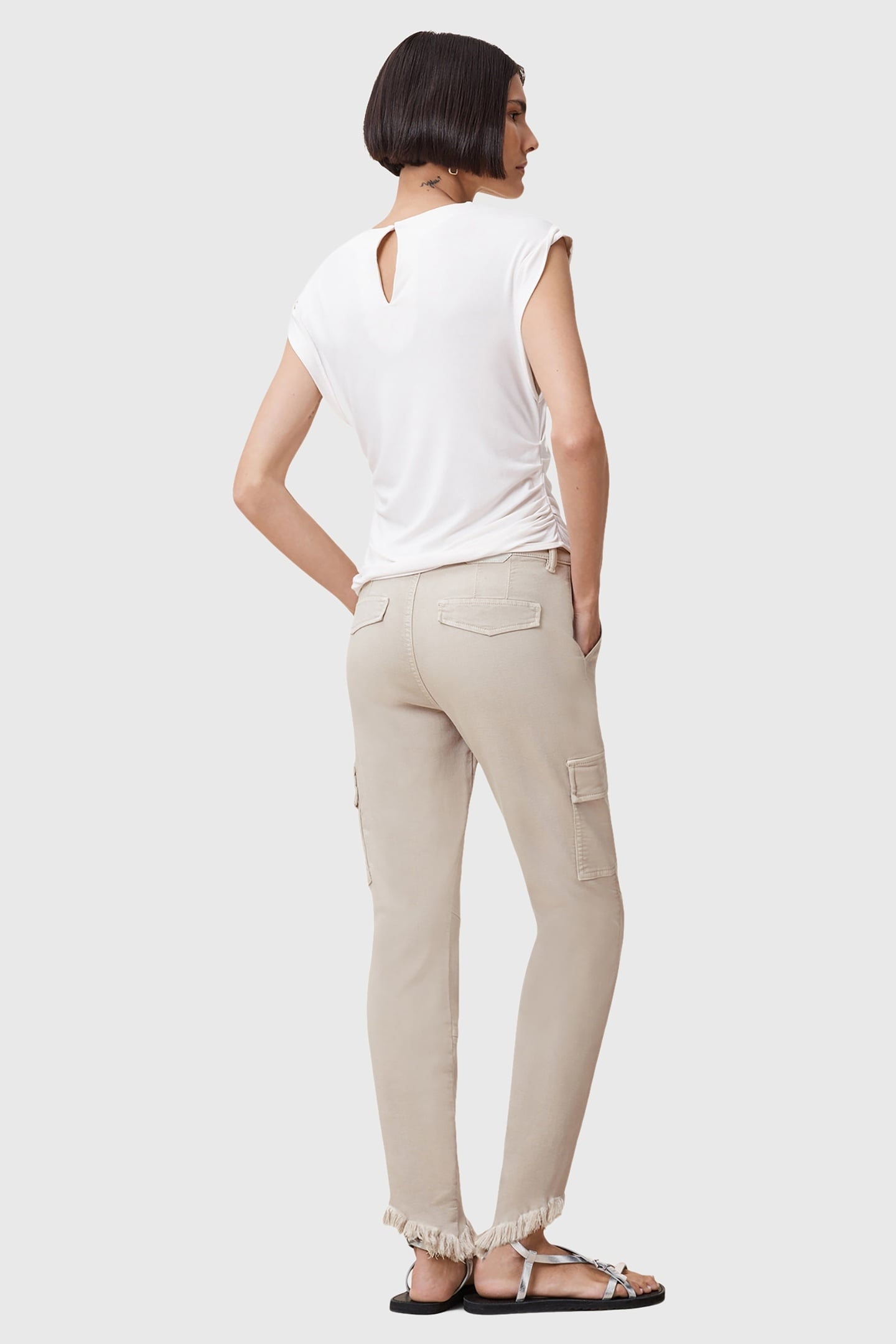 DURAN ASYM JEAN CREAM WHITE 3