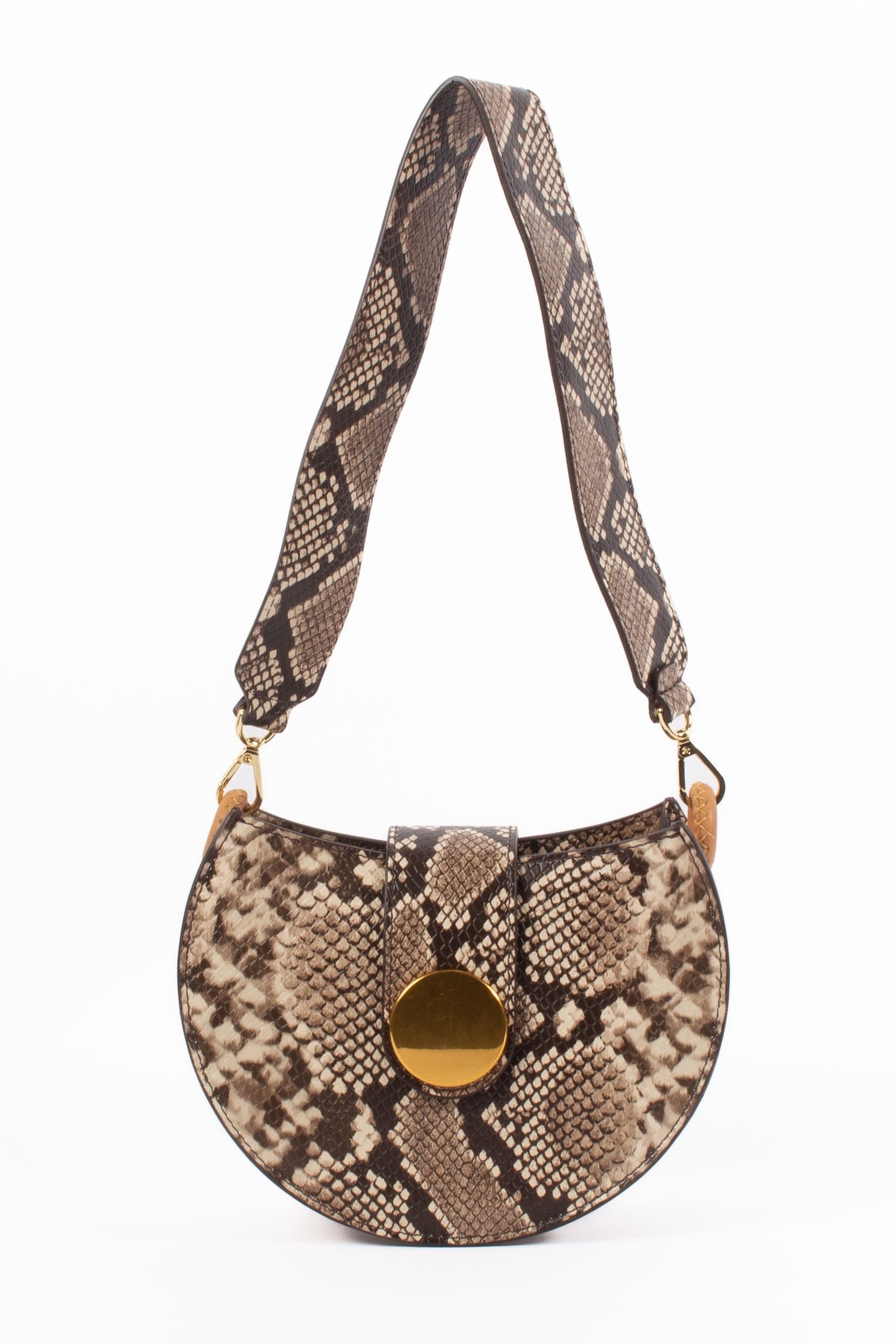 TAMBOUR LEATHER PYTHON SAND 1