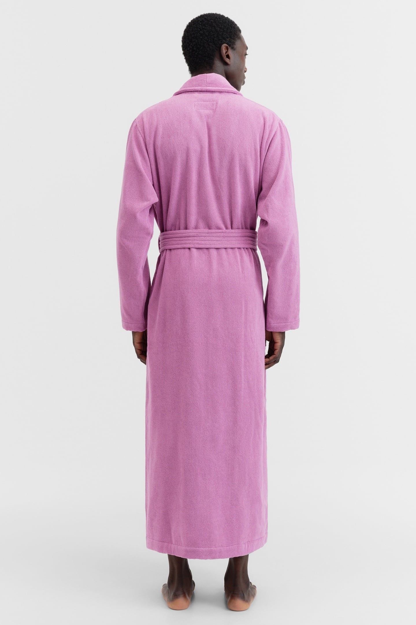 UNISEX CLASSIC BATHROBE MAGENTA 5