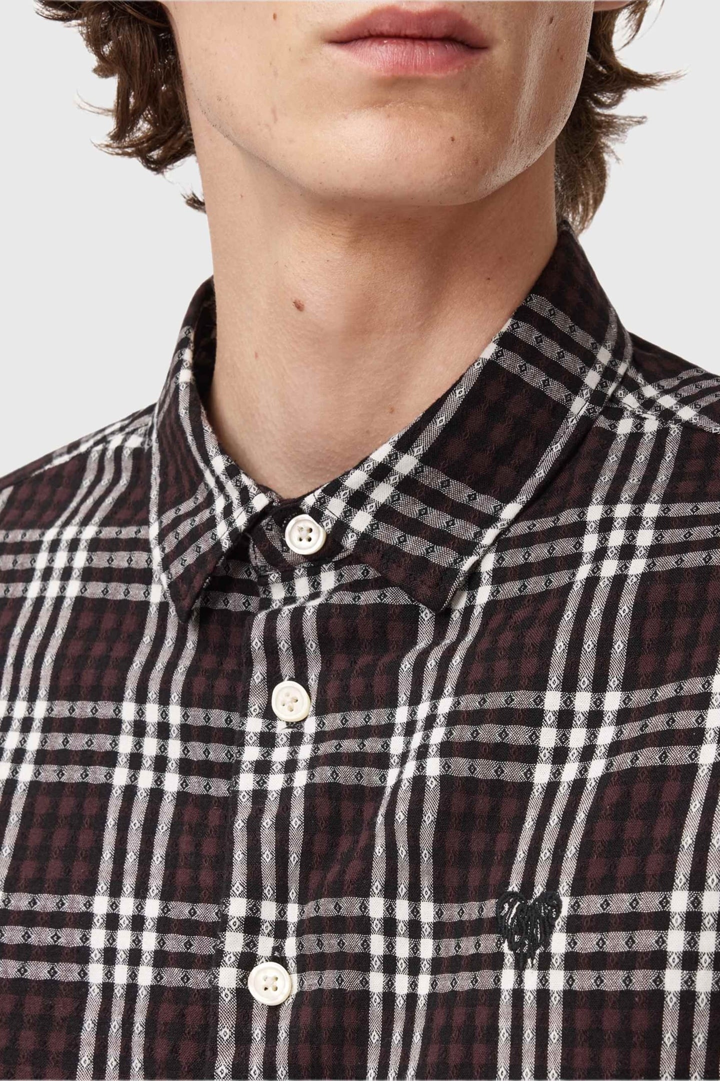 SANTIAGO LS SHIRT BROWN 7