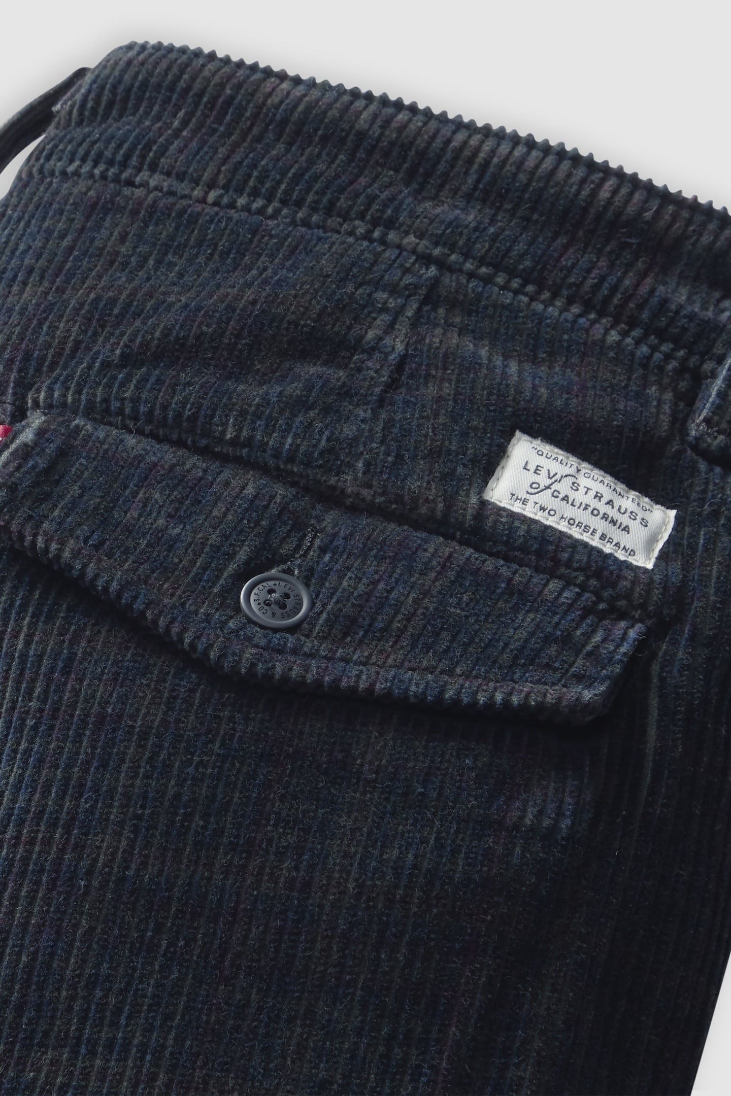 XX AUTHENTIC RELAXED CORDUROY CHINOS BLACK 8