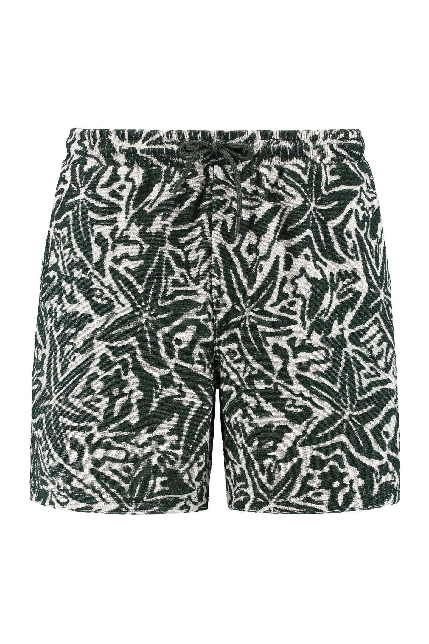 TONY TOWELING SHORTS GREEN LEAF STARFISH 8