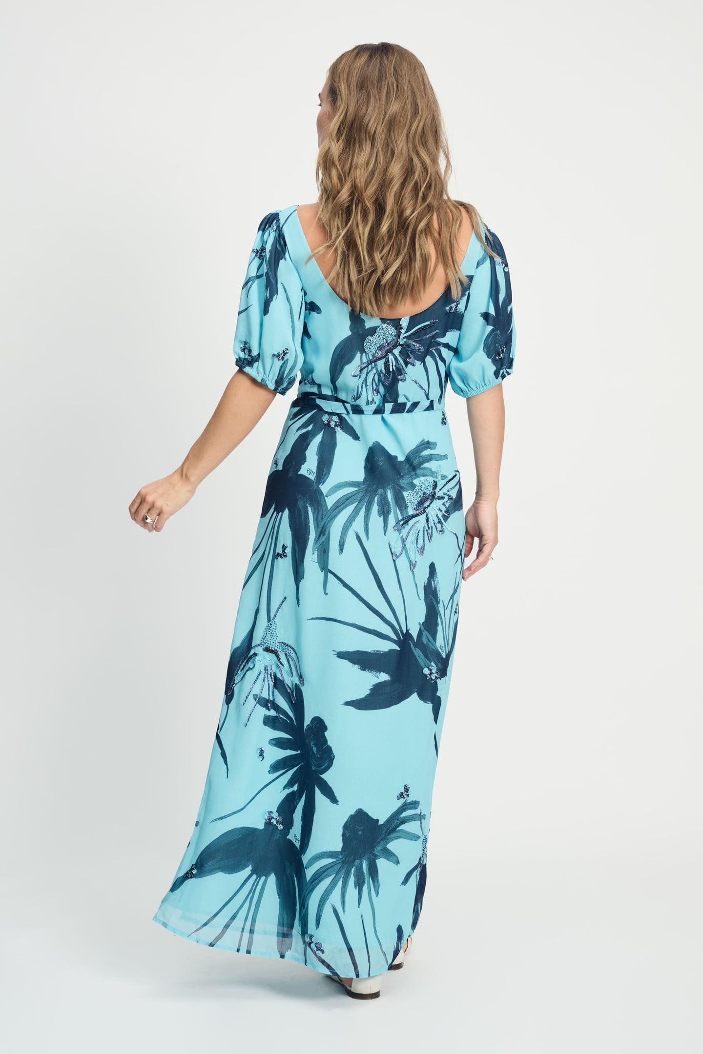 DRESS - ARTISAN BLUE SEQUINS 3