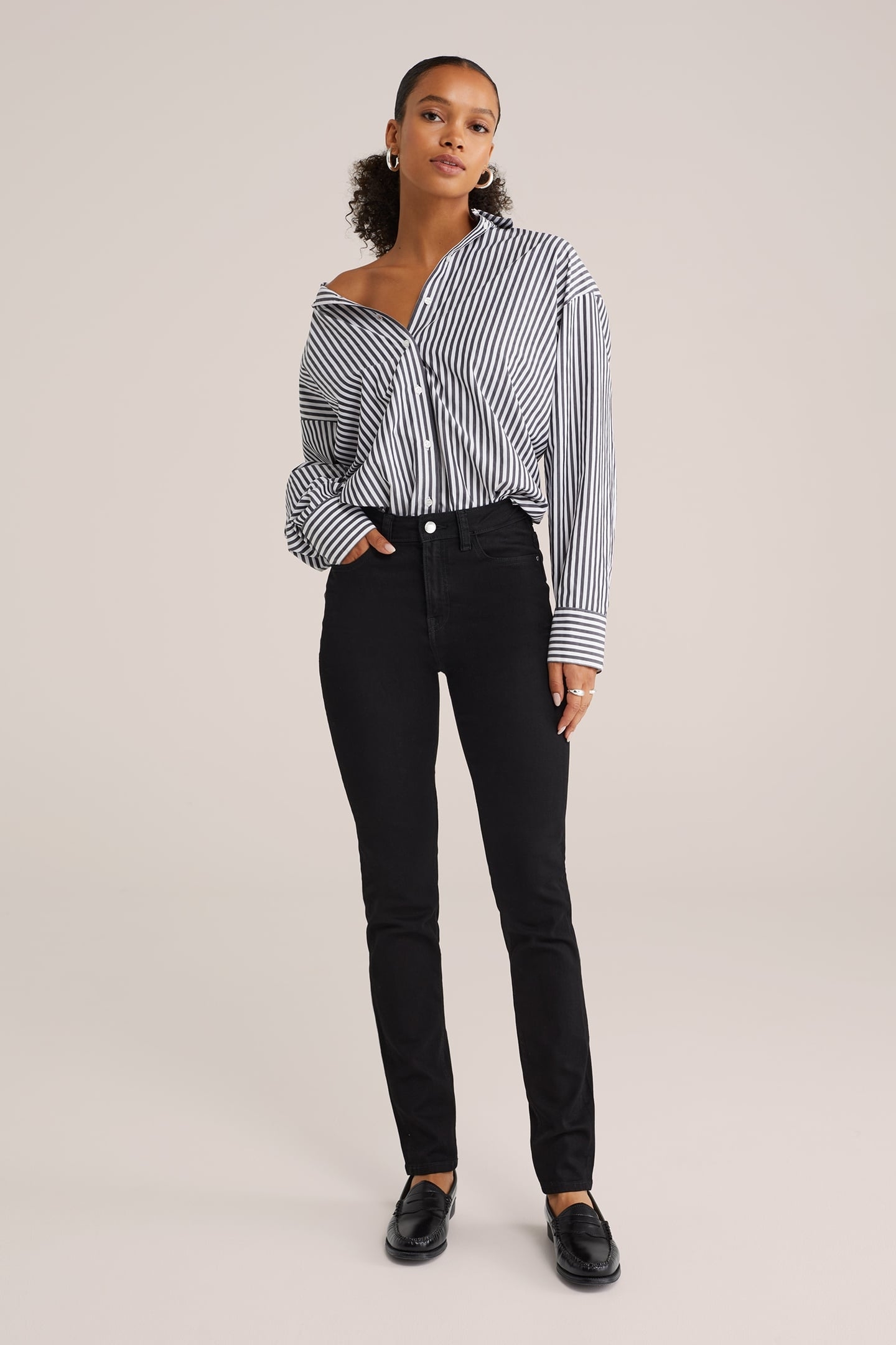 5-POCKET HIGH RISE BLACK 4