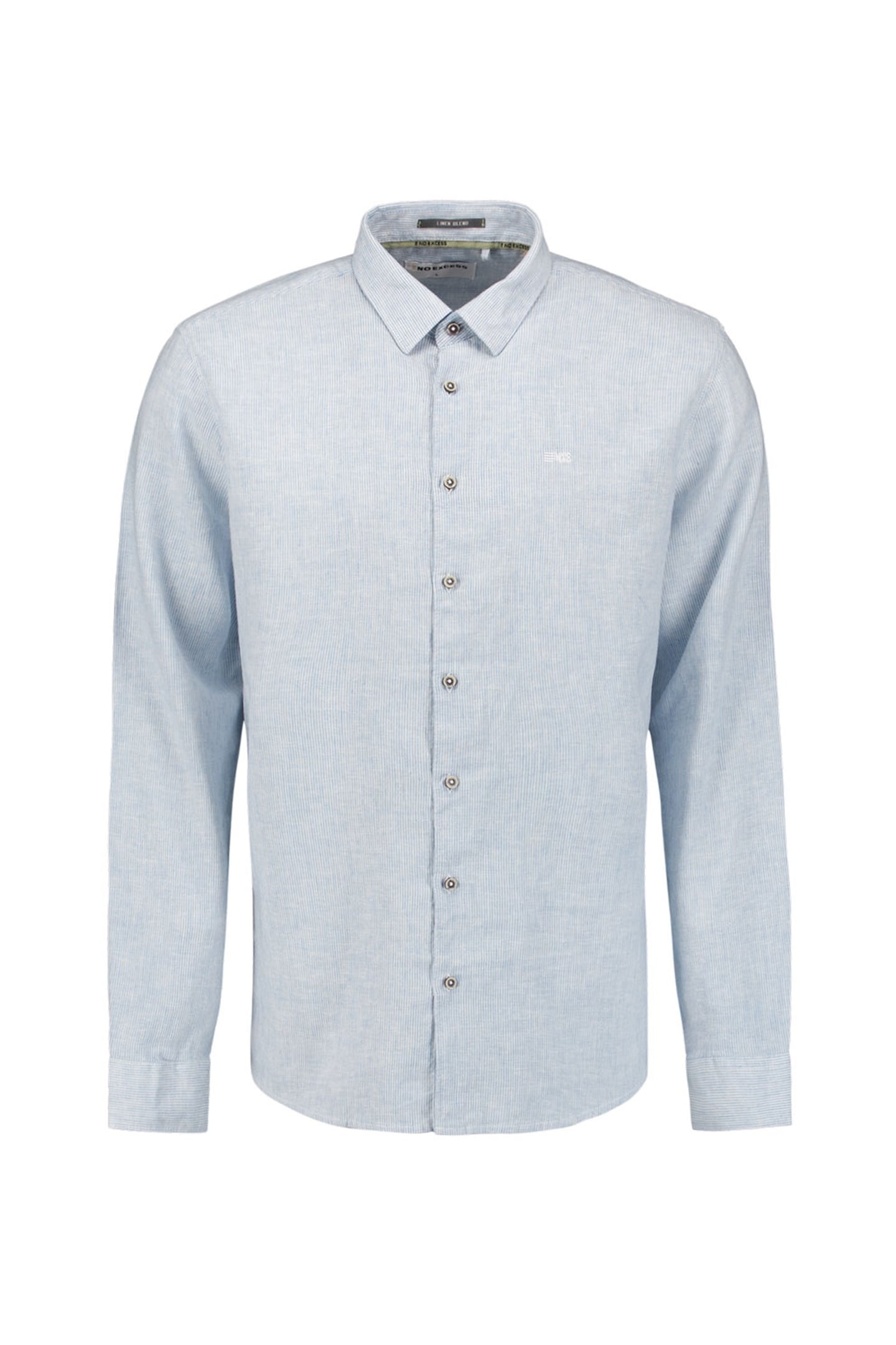 SHIRT VERTICAL SMALL STRIPES WITH LINEN CLOUD 5