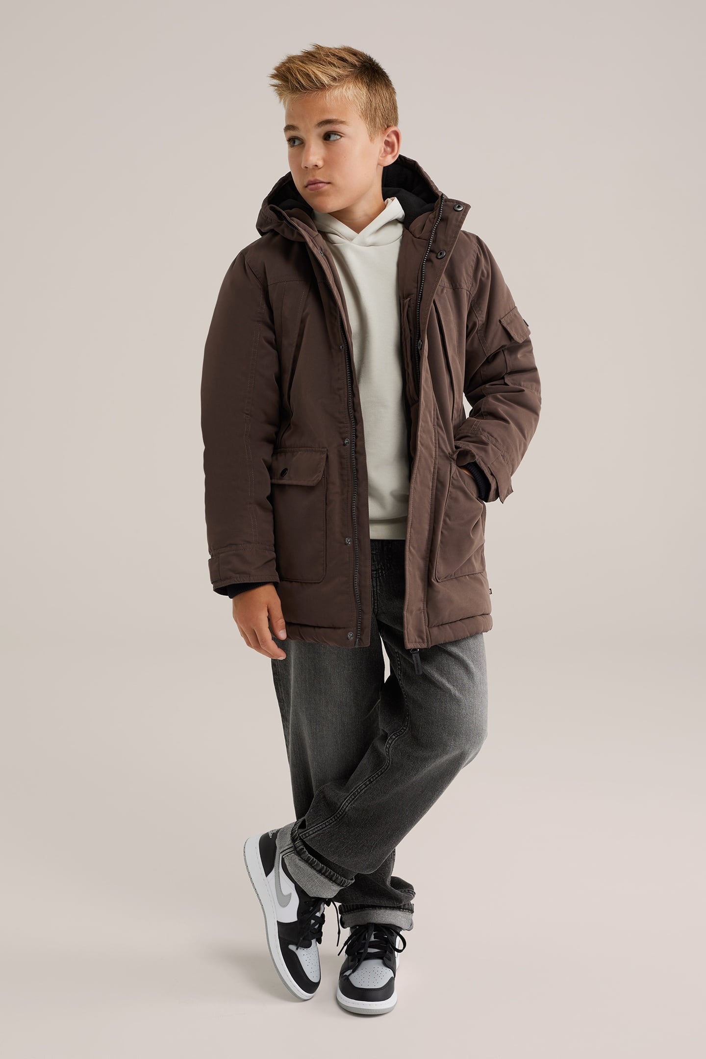 PARKA DARK BROWN 2