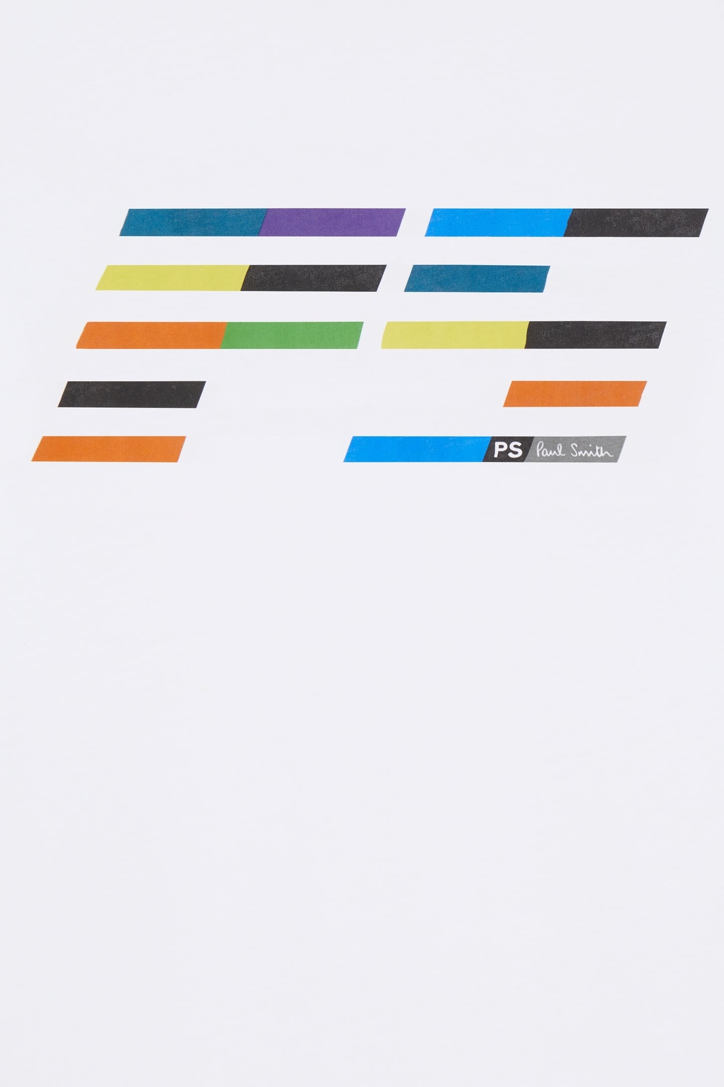 REG FIT SS TSHIRT PS SLANT LOGO WHITE 3