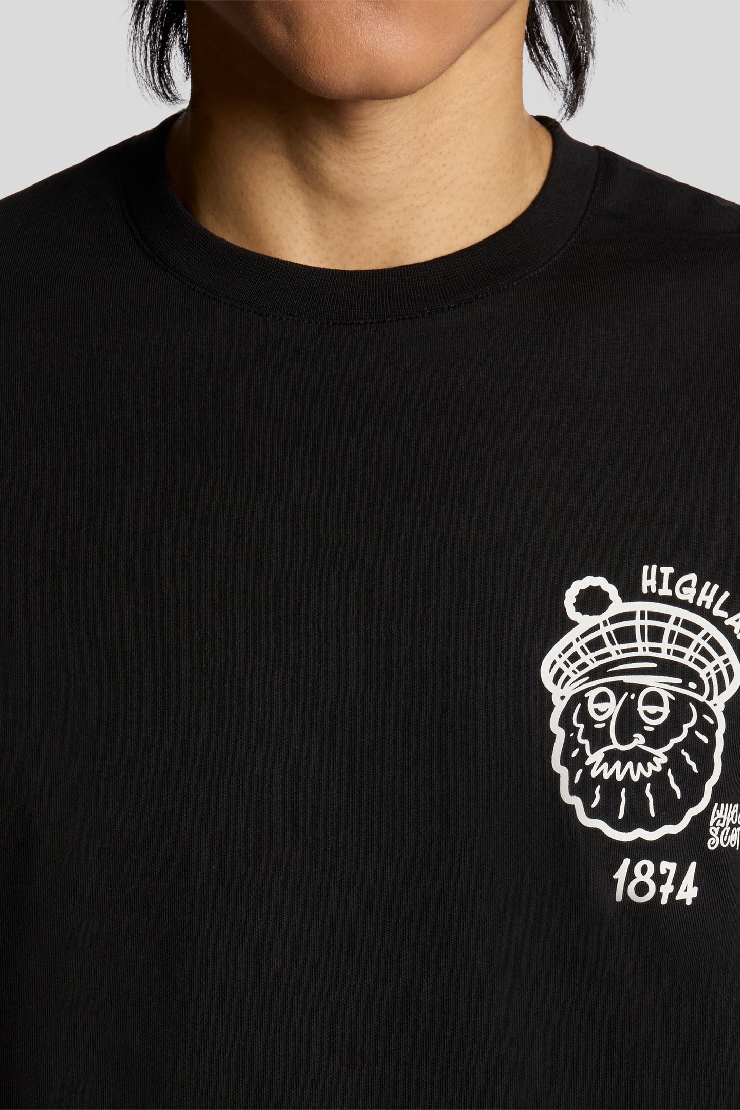 HIGHLANDER GRAPHIC T-SHIRT JET BLACK 6