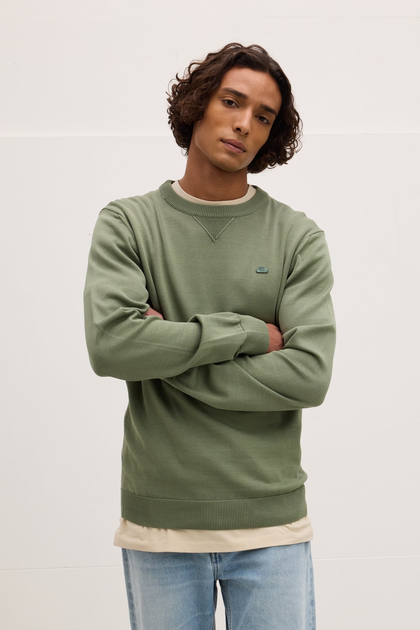 KOREAN KNITWEAR FADED GREEN 1