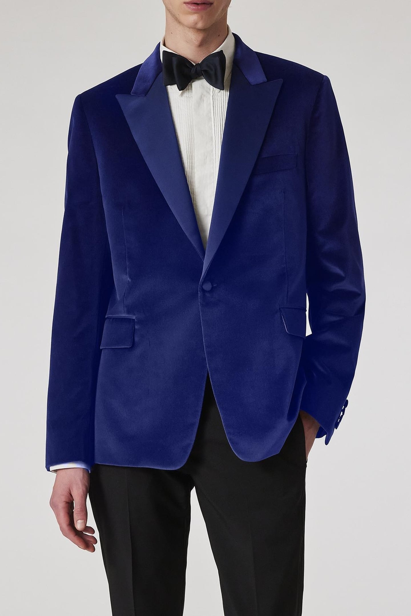 EVENING 1BTN JACKET INKY 1