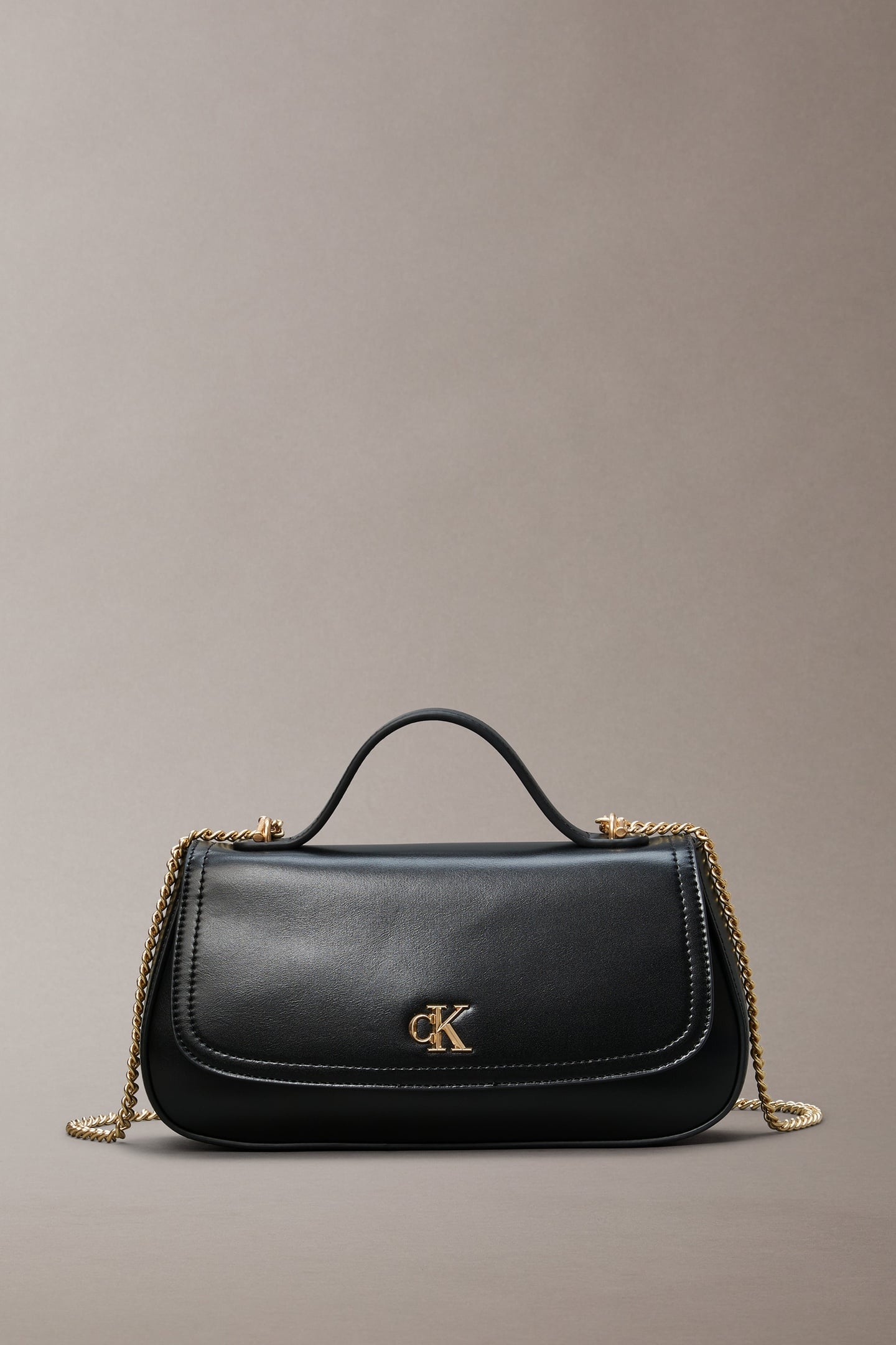 TOP HANDLE WITH CHAIN BLACK/ANTIQUE LIGHT GOLD 1