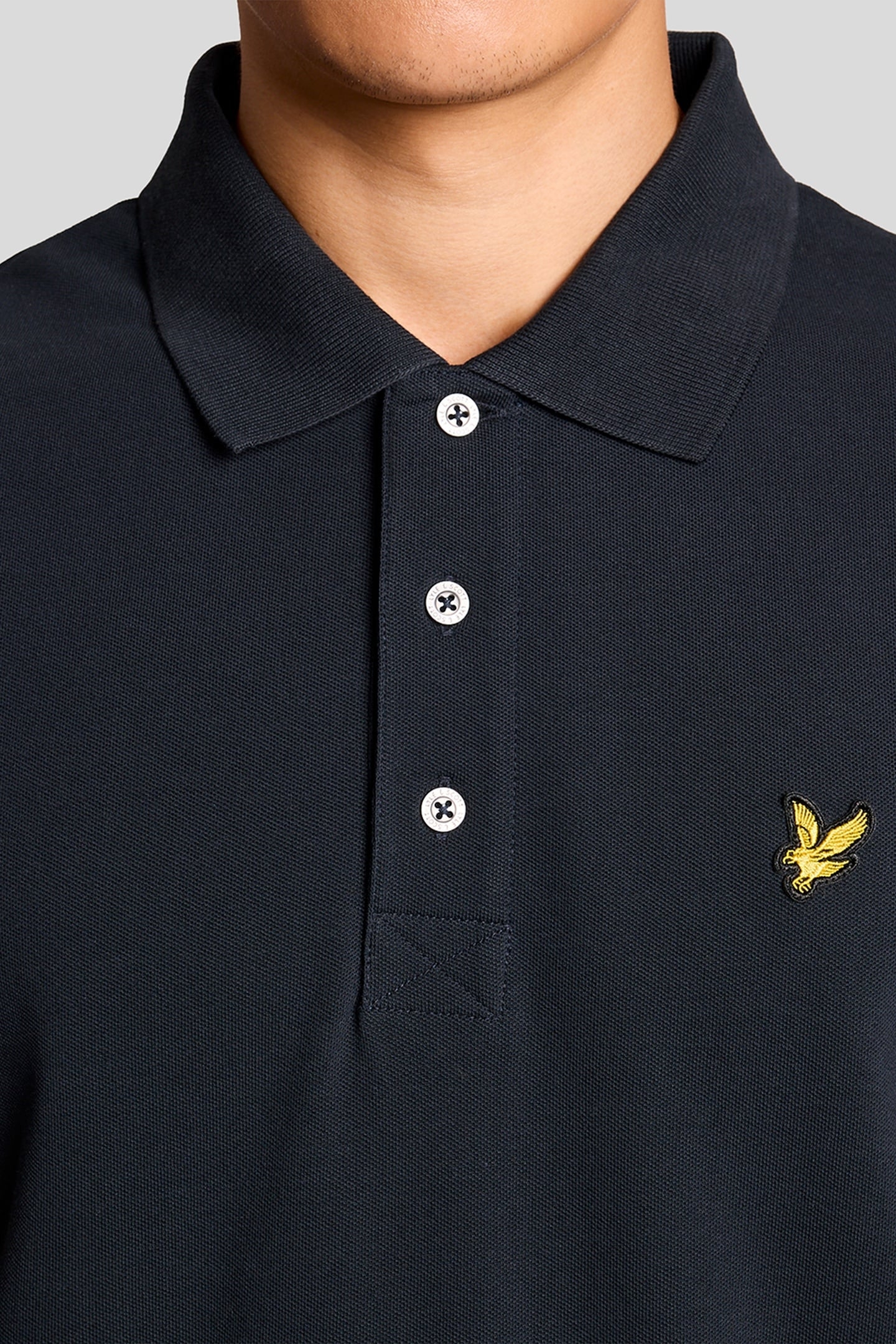 PLAIN POLO SHIRT GRAYSTONE 6