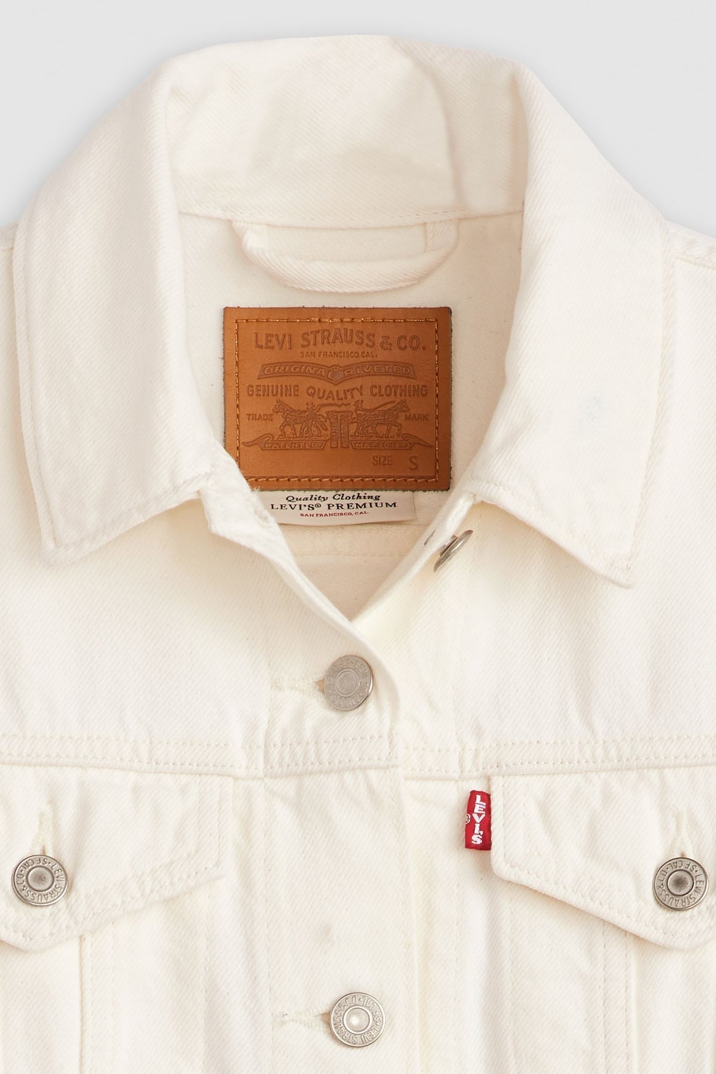 ORIGINAL TRUCKER JACKET WHITE 6