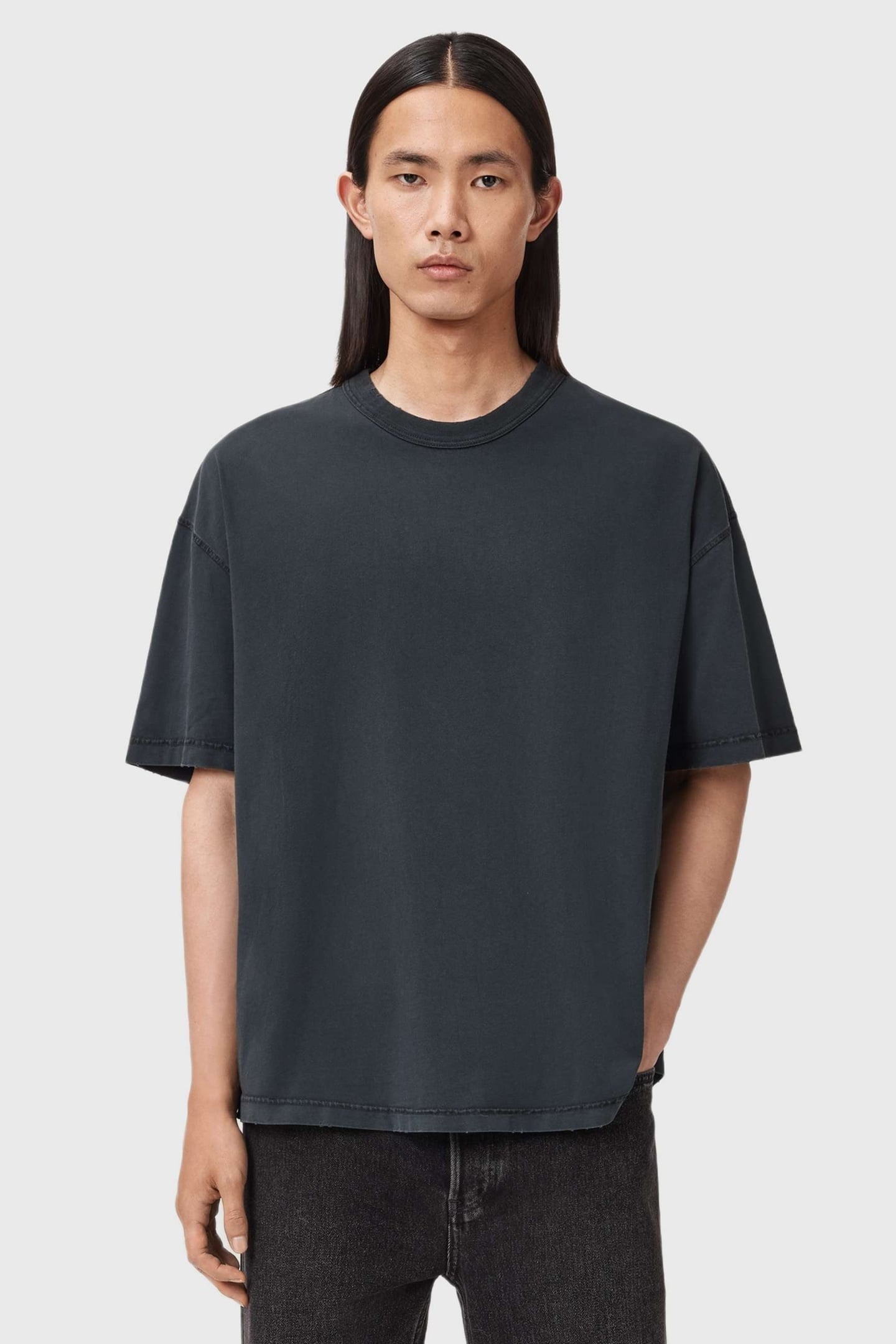 COLE SS CREW WASHED BLACK 1