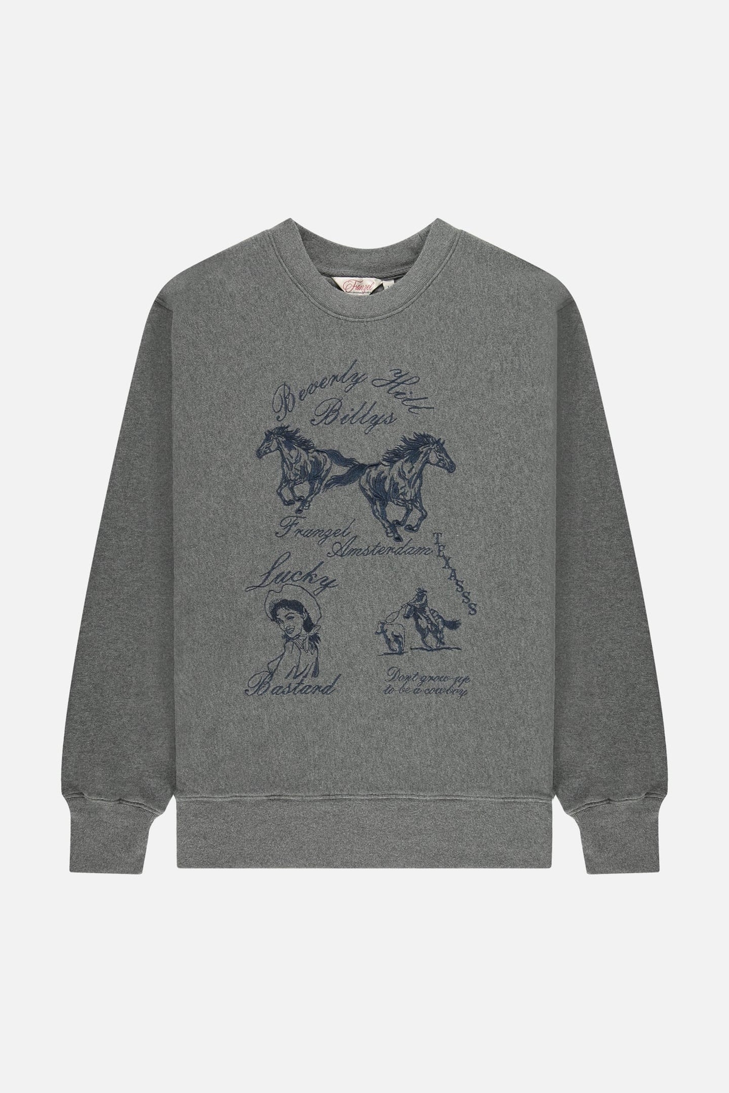 UNISEX LUCKY BASTARD GREY MELANGE 4