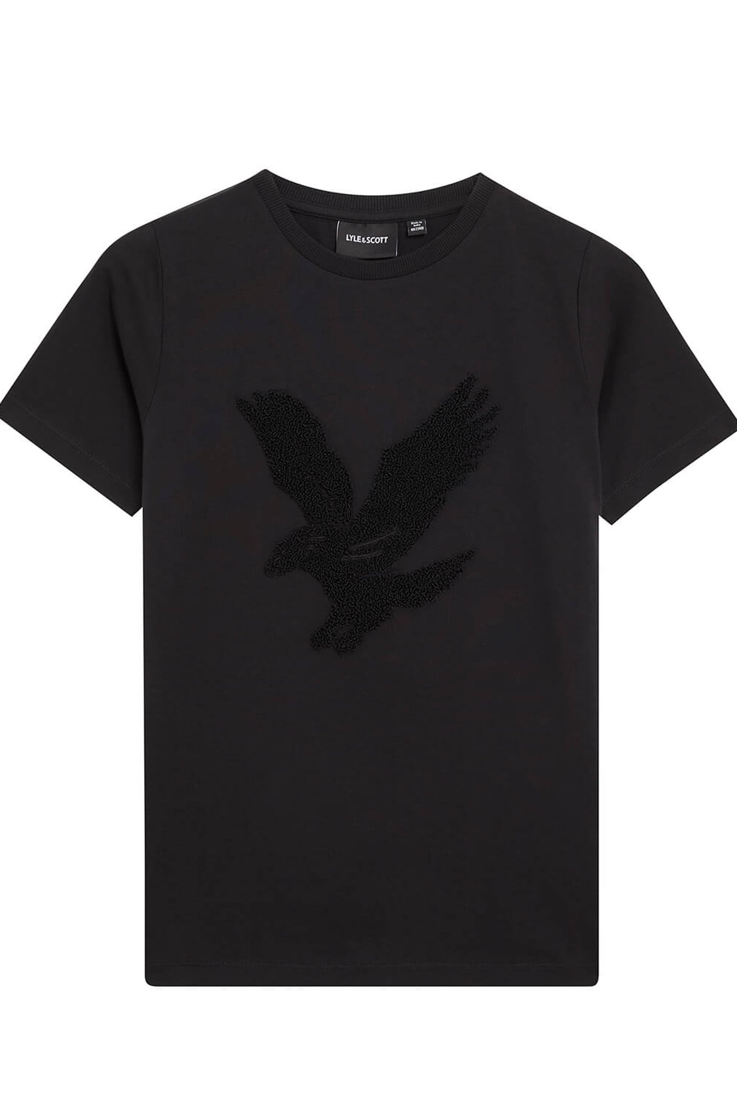 TOWELLING EAGLE T-SHIRT JET BLACK 2