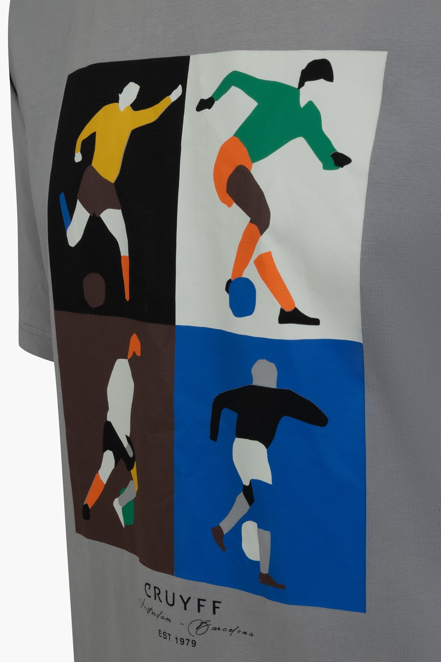 CRUYFF TURN TEE ULTIMATE GREY 5