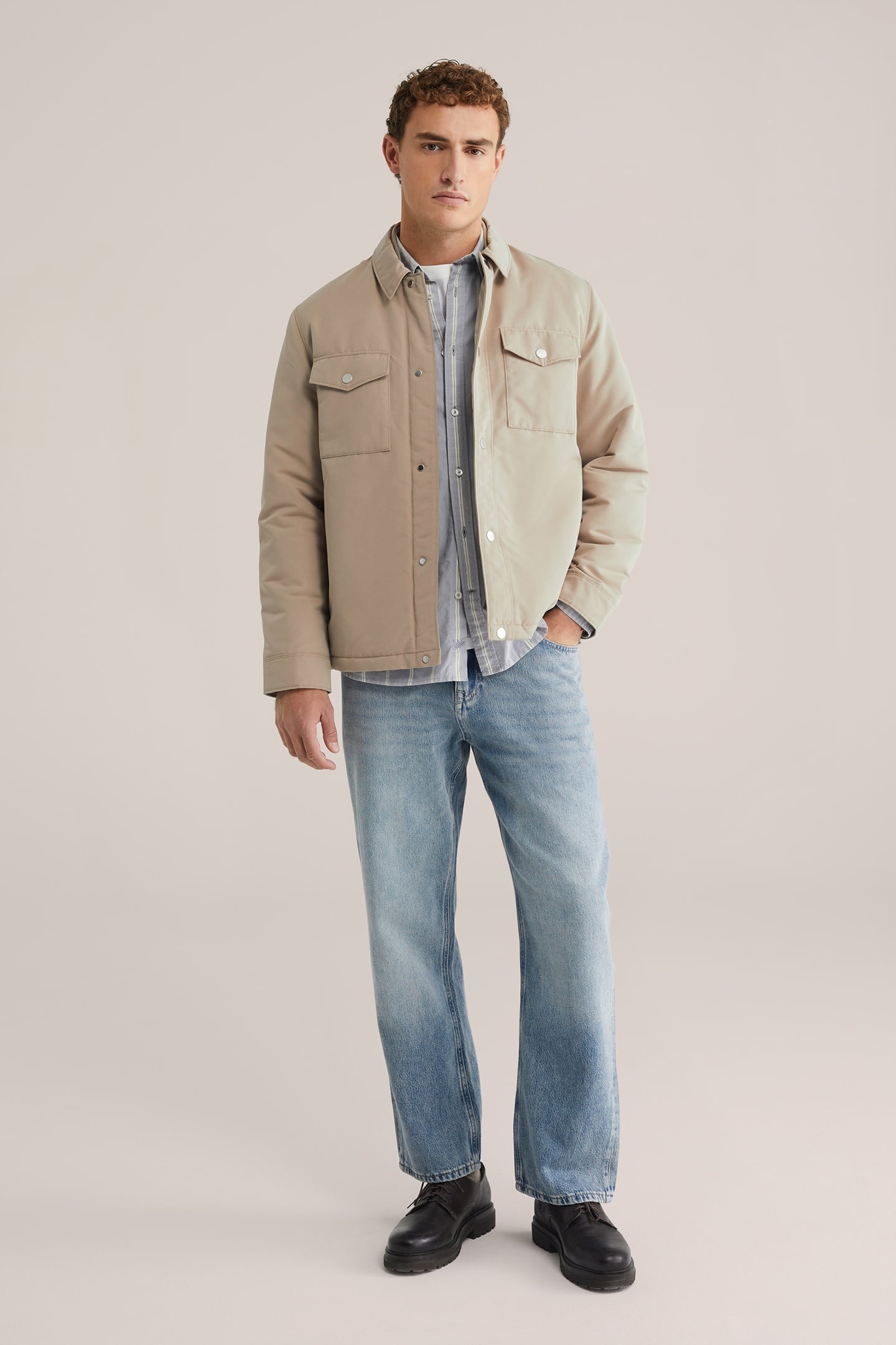 JACKET NORMAL LENGTH BEIGE 3