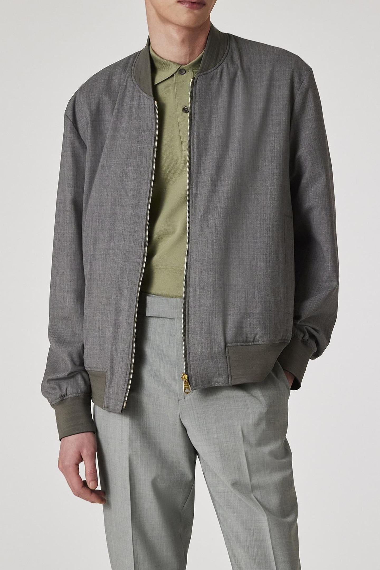 REVERSIBLE JACKET GREY MELANGE 2