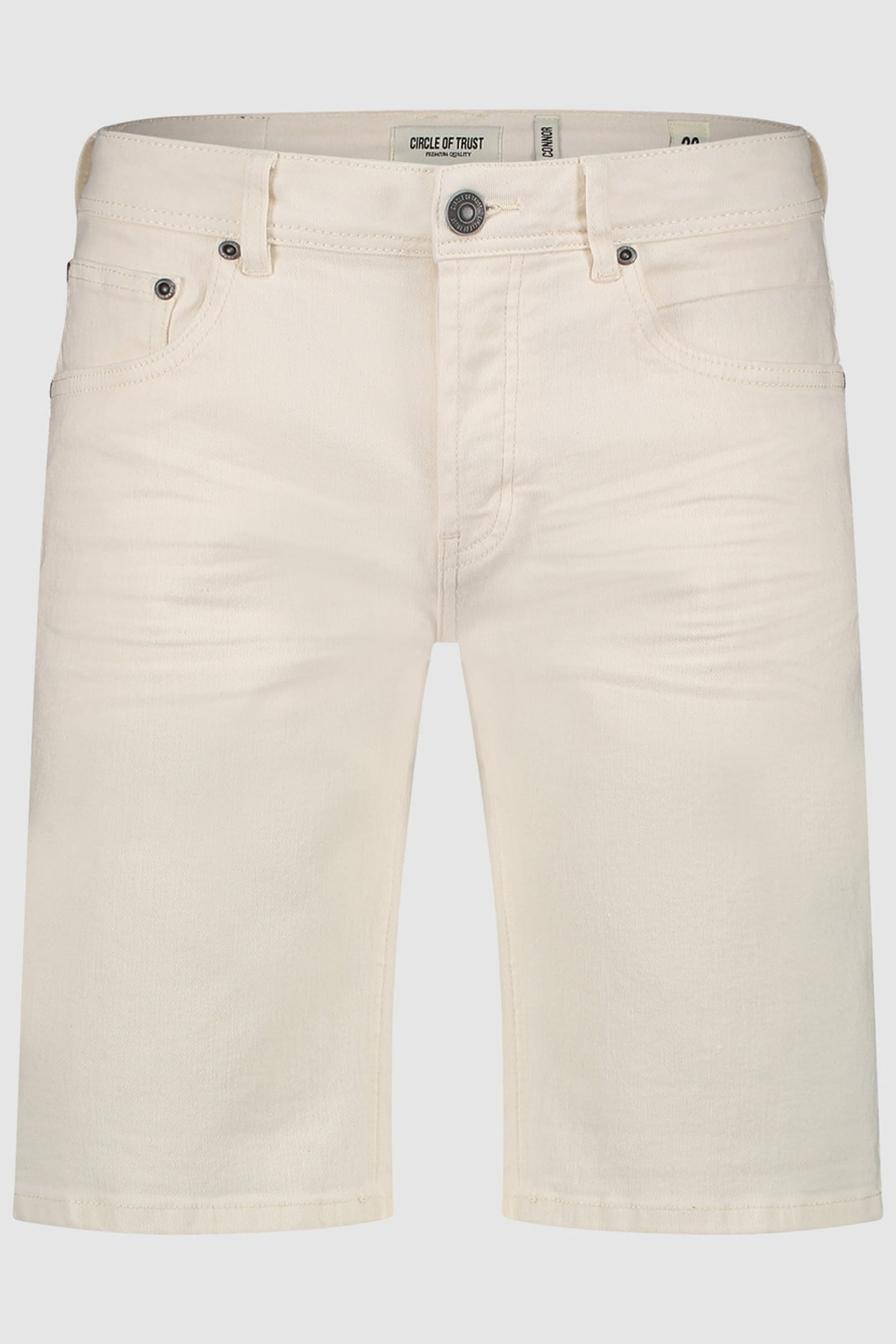 CONNOR DENIM SHORT ANTIQUE WHITE 1