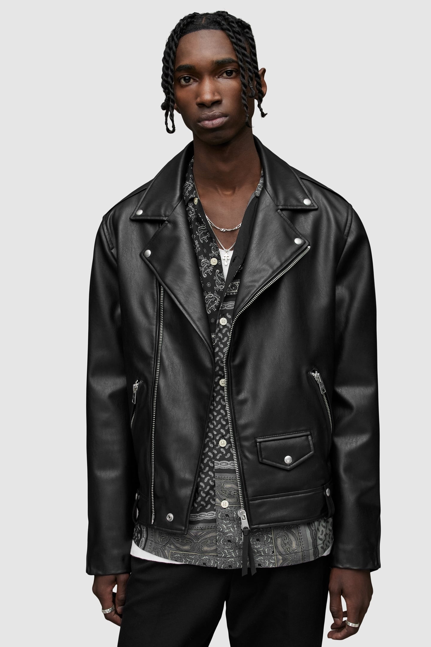 MILO FAUX LEATHER BI BLACK 2