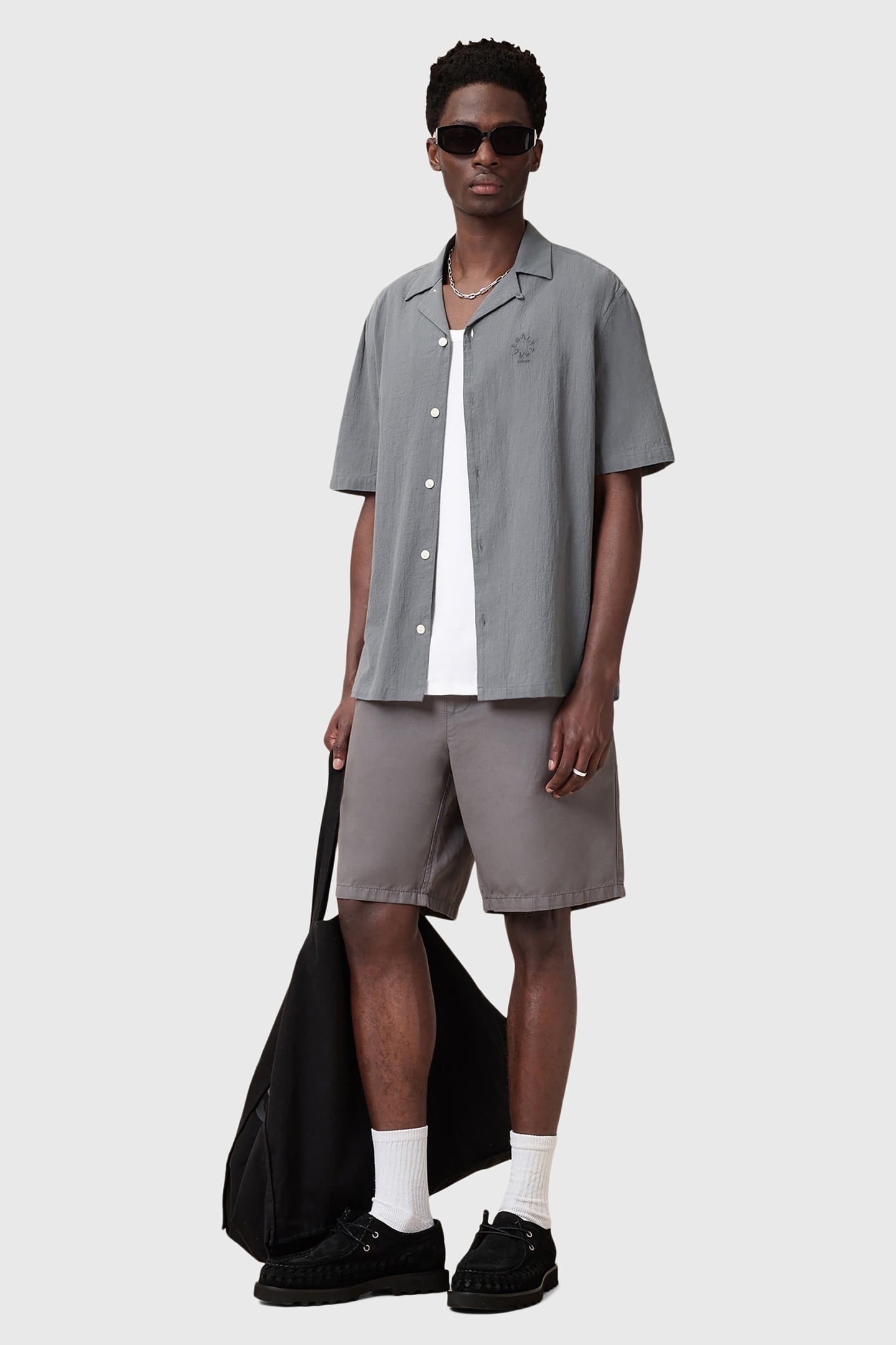 HAVEN SS SHIRT PILLAR GREY 3