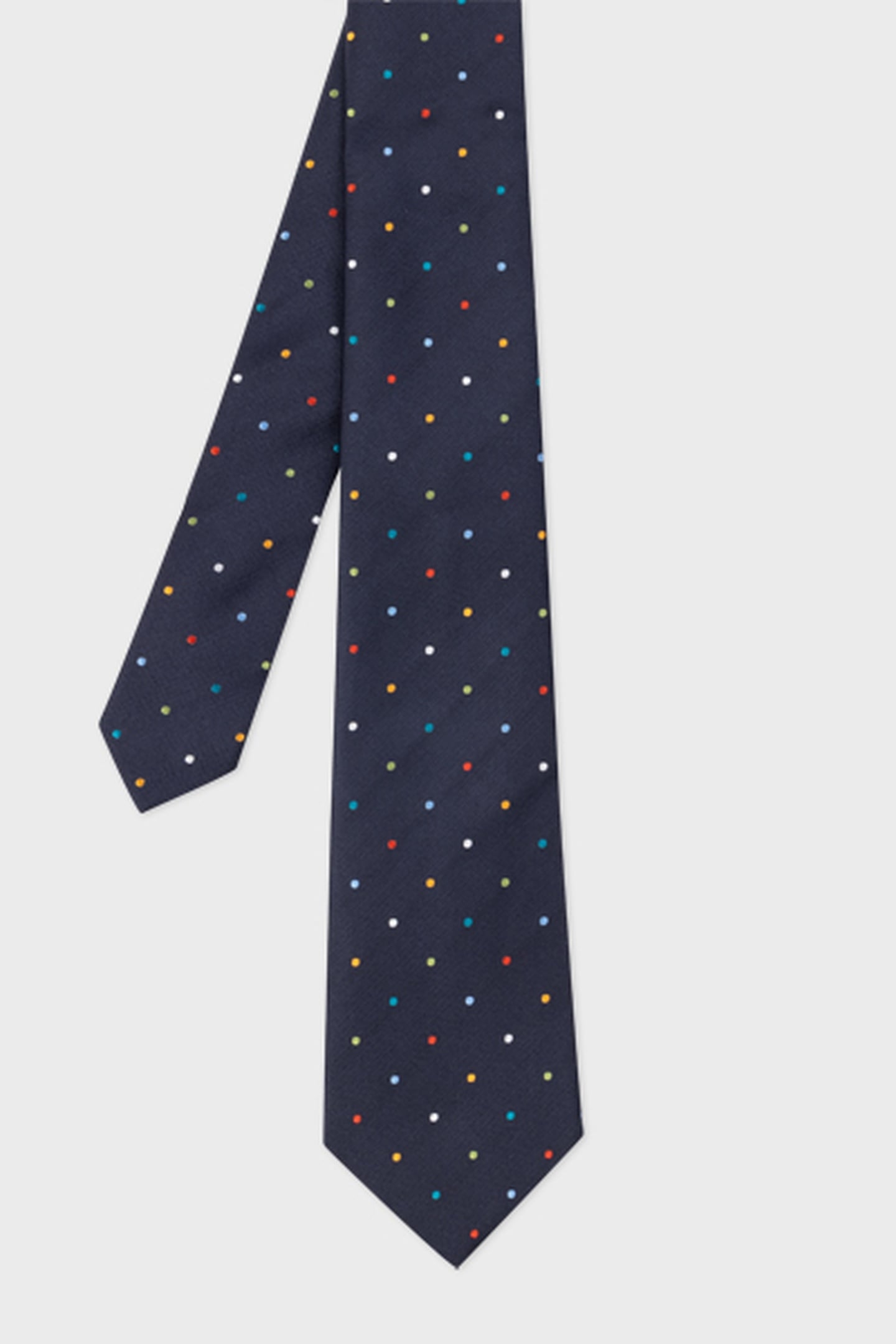 TIE MULTICOLR SPOT NAVY 2