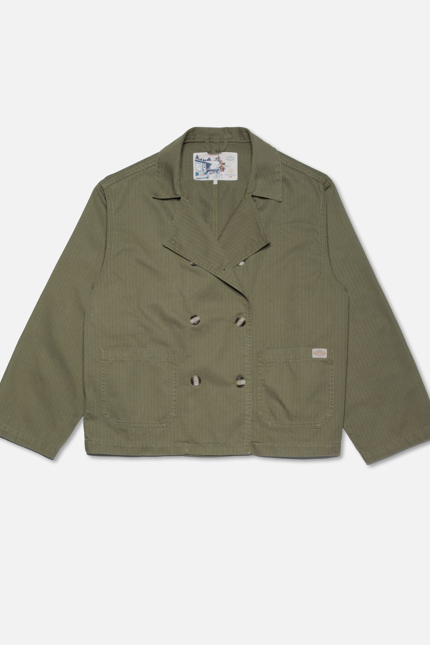 BIBBI WORKWEAR JACKET OLIVE 3
