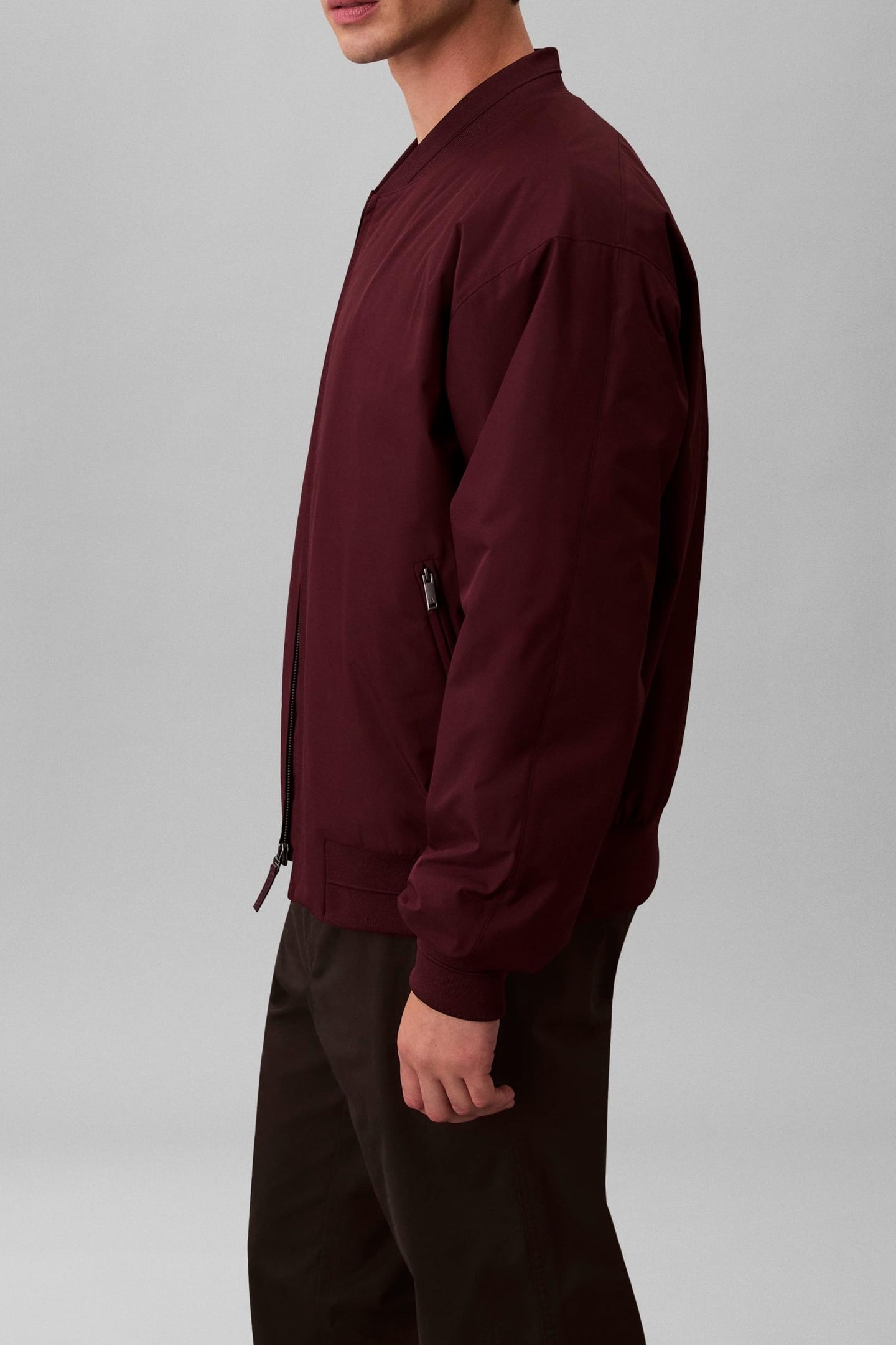 LS SPORTSWEAR TECH FABRIC BOMBER JACKET WINETASTING 4