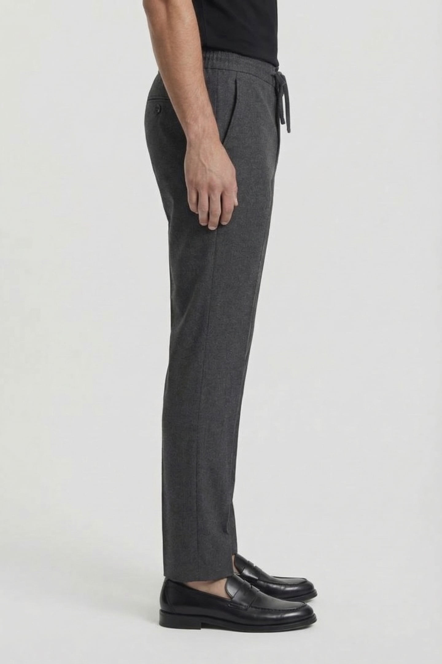 DARKGREY MELANGE PANTS 3